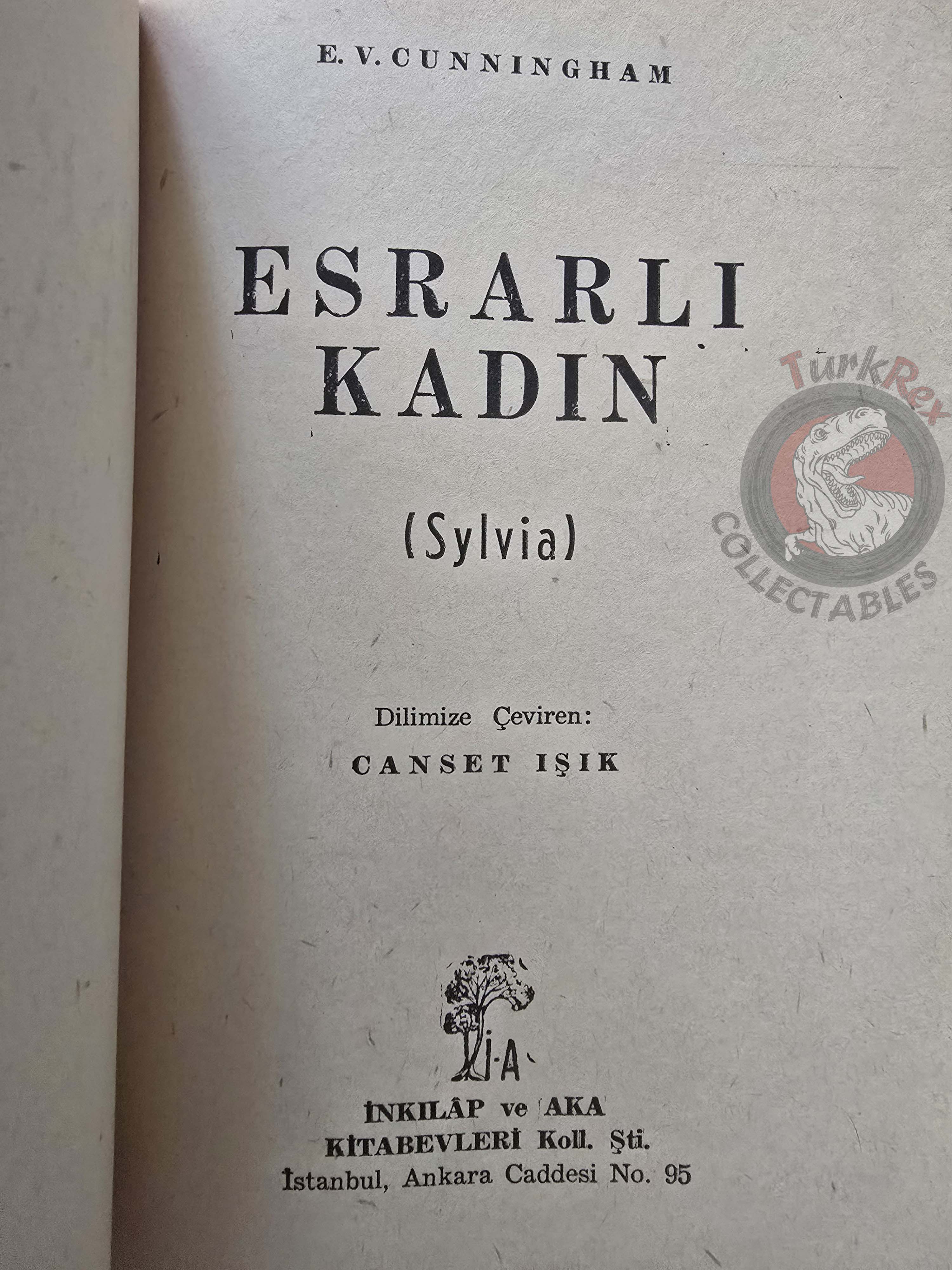 E. V. Cunningham – Sylvia  1970 1st Turkish Book Turkey