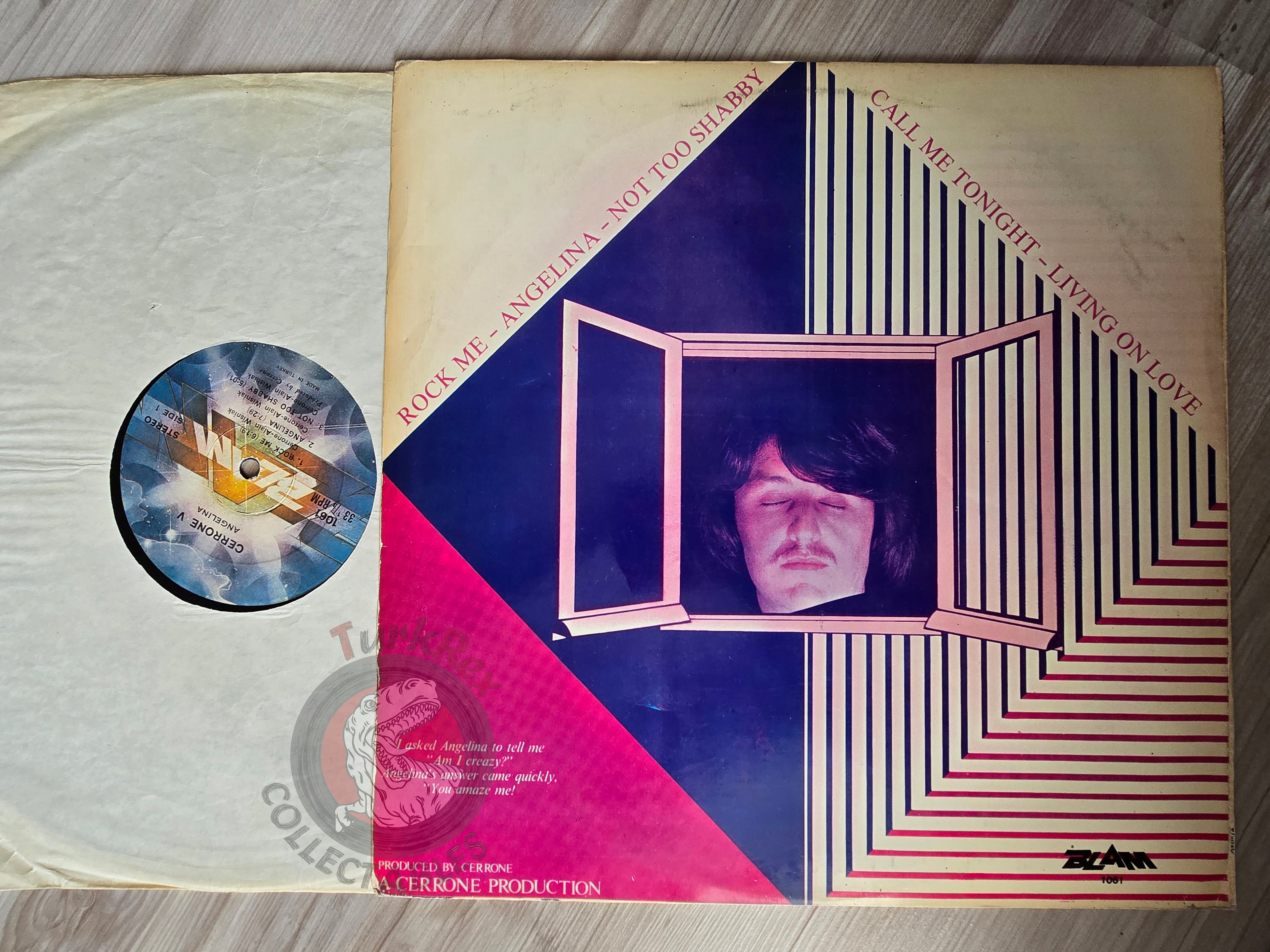 Cerrone – Cerrone V - Angelina Turkish Pressing Vinyl Turkey Edition