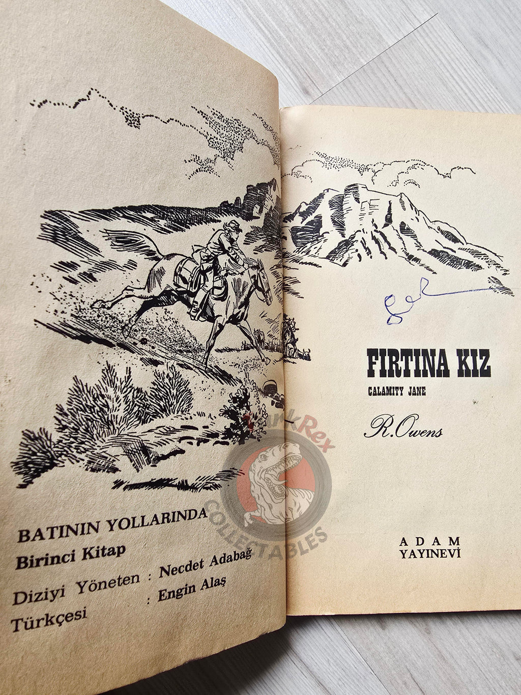 Robert Owens – Calamity Jane 1972 1st Turkish Book Turkey Illustrated