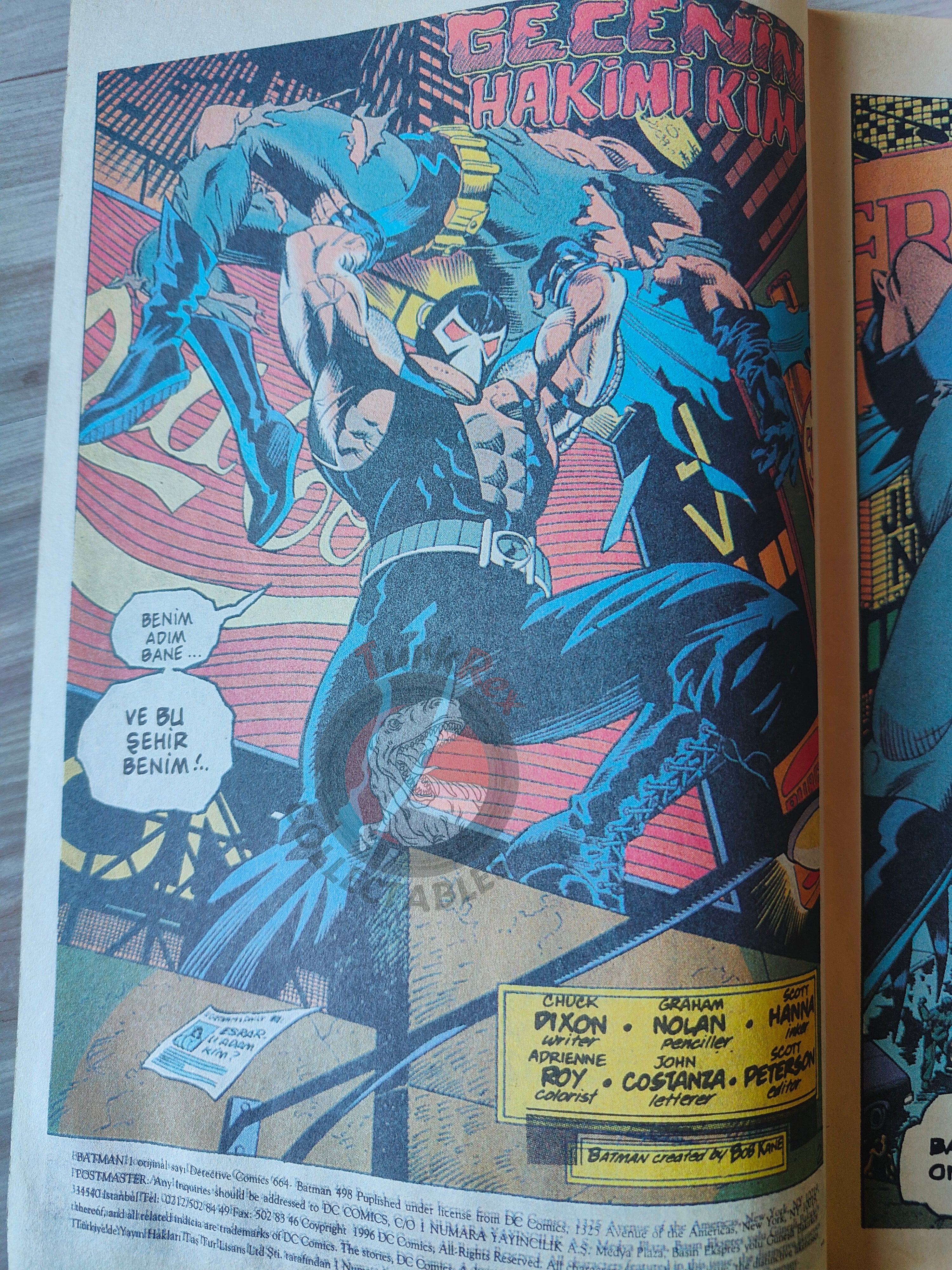 Batman: Knightfall #1 1996 Turkish Comic Turkey