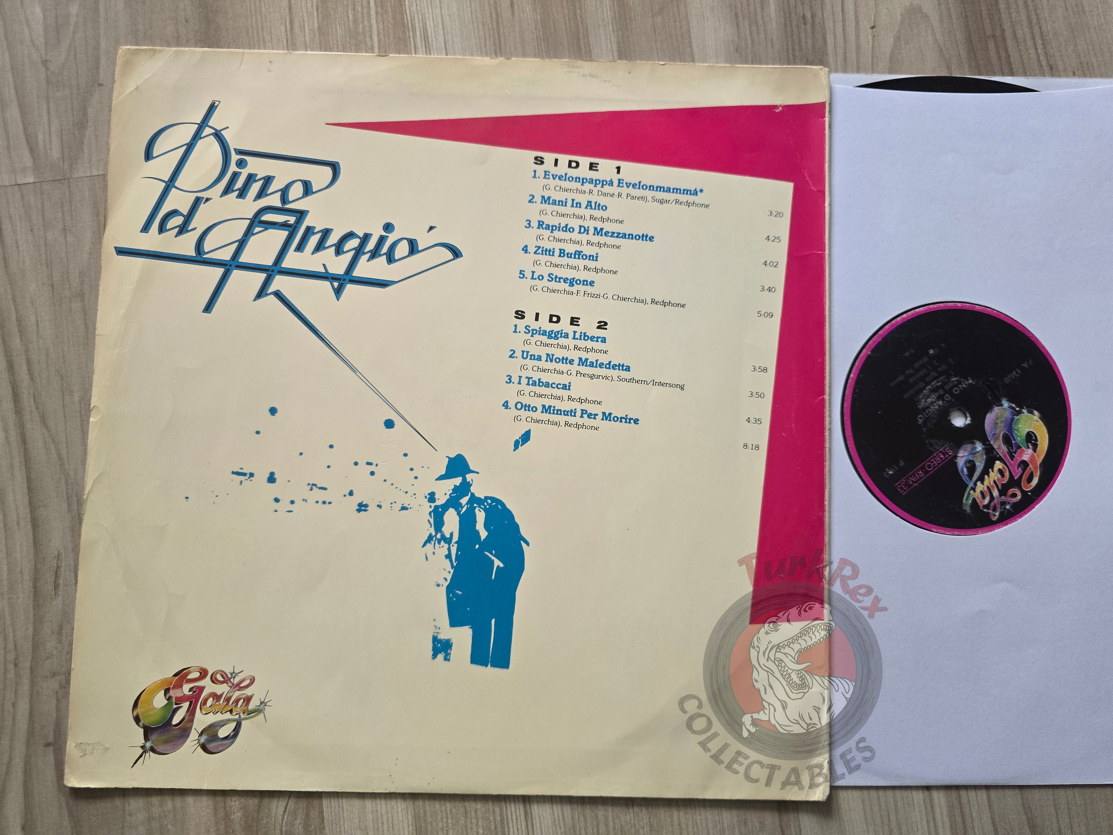 Pino D'Angio – Zitti Buffoni Turkish Pressing Vinyl Turkey Edition