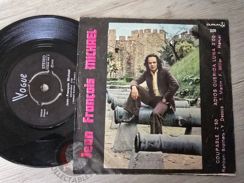 Jean-François Michael – Coupable 7" Turkish Pressing Vinyl Turkey Edition