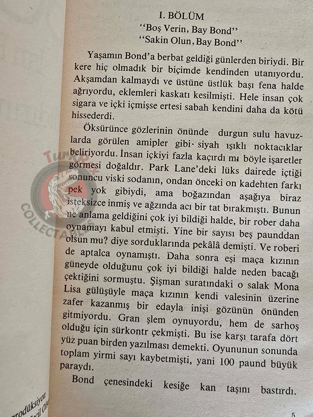 James Bond - Thunderball 1984 1st Turkish Book Turkey Ian Fleming