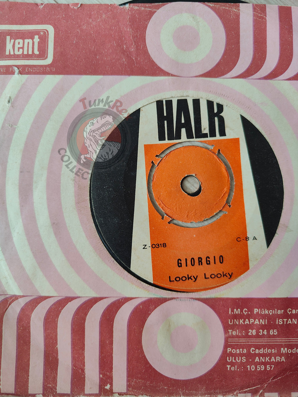 Giorgio – Looky Looky 7" Turkish Pressing Vinyl Turkey Edition 1