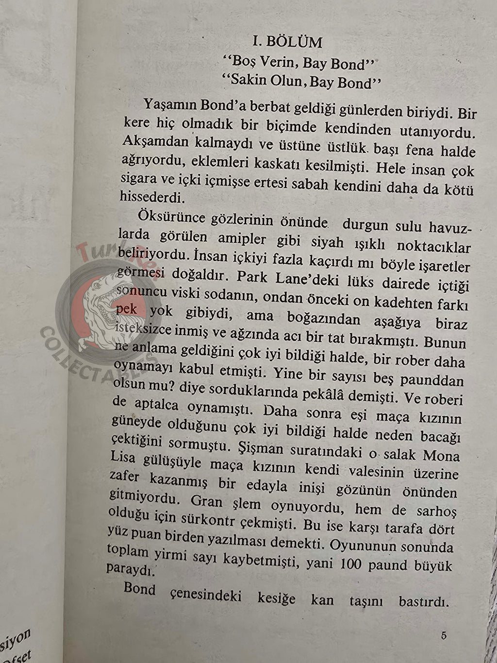 James Bond - Thunderball 1990 Turkish Book Turkey Ian Fleming