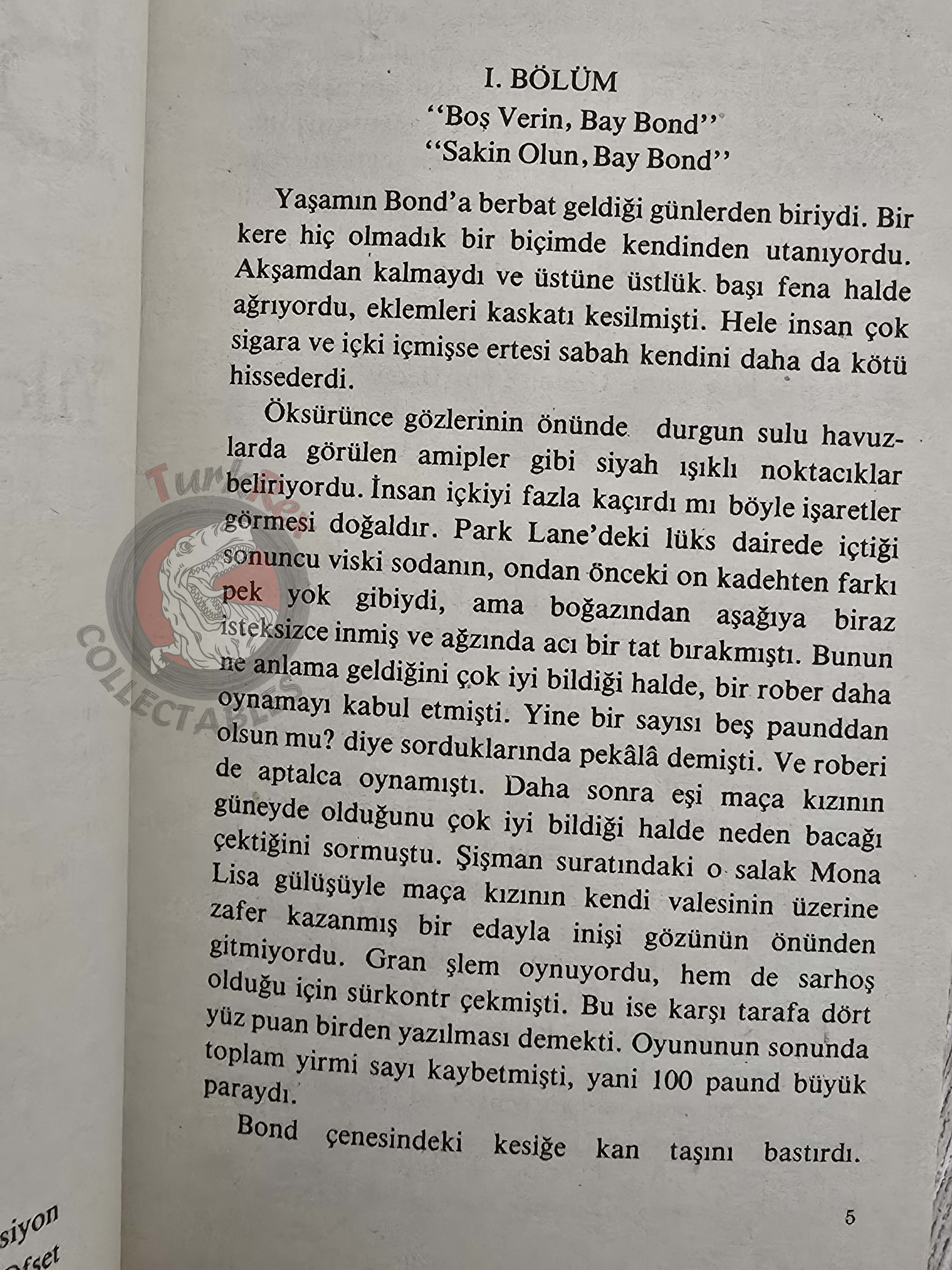 James Bond - Thunderball 1990 Turkish Book Turkey Ian Fleming