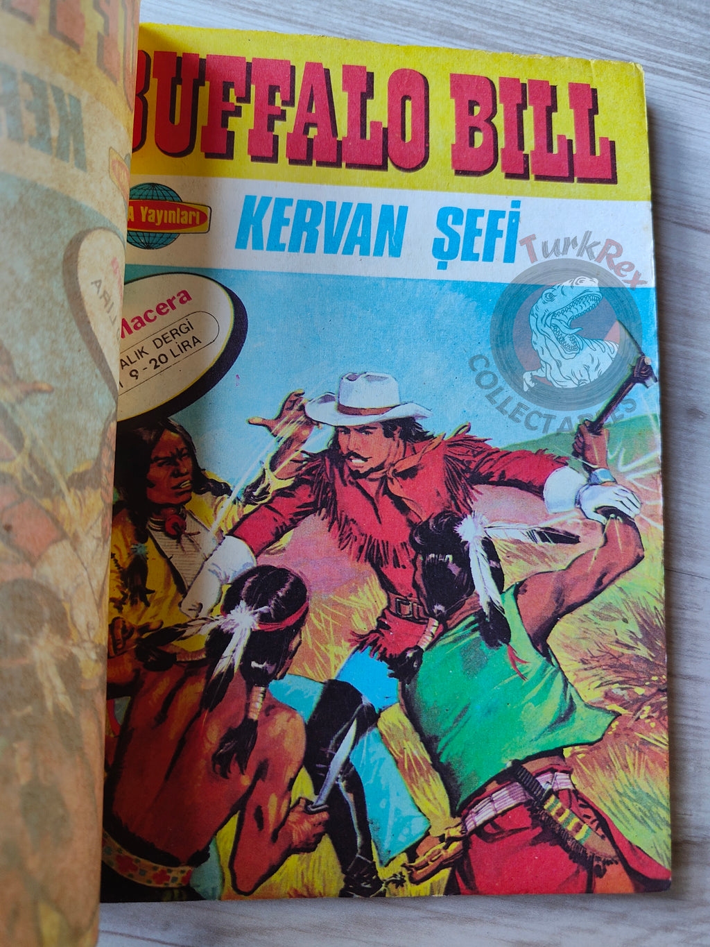 Buffalo Bill  –  Volume  #5 1981 Turkish Comic Turkey Geronimo Zorro