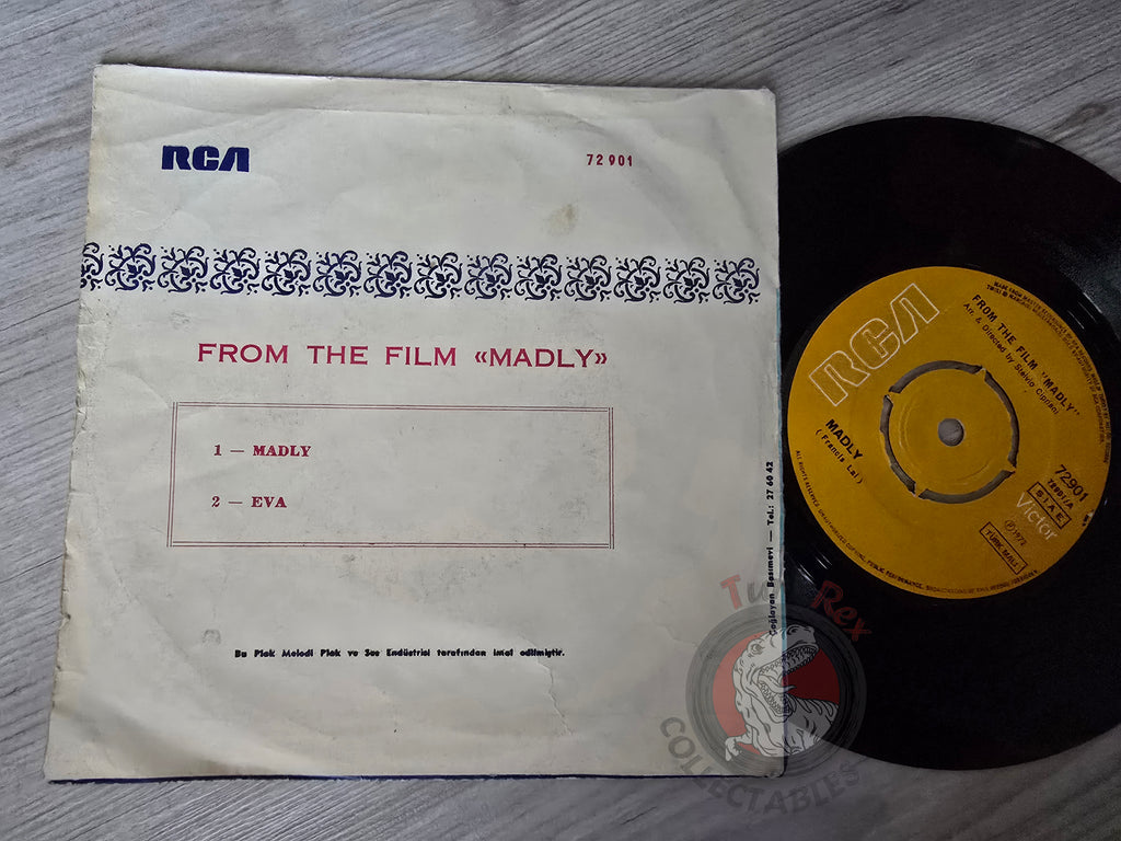 Francis Lai – Madly = Delicesine OST 7" Turkish Pressing Vinyl Turkey Edition