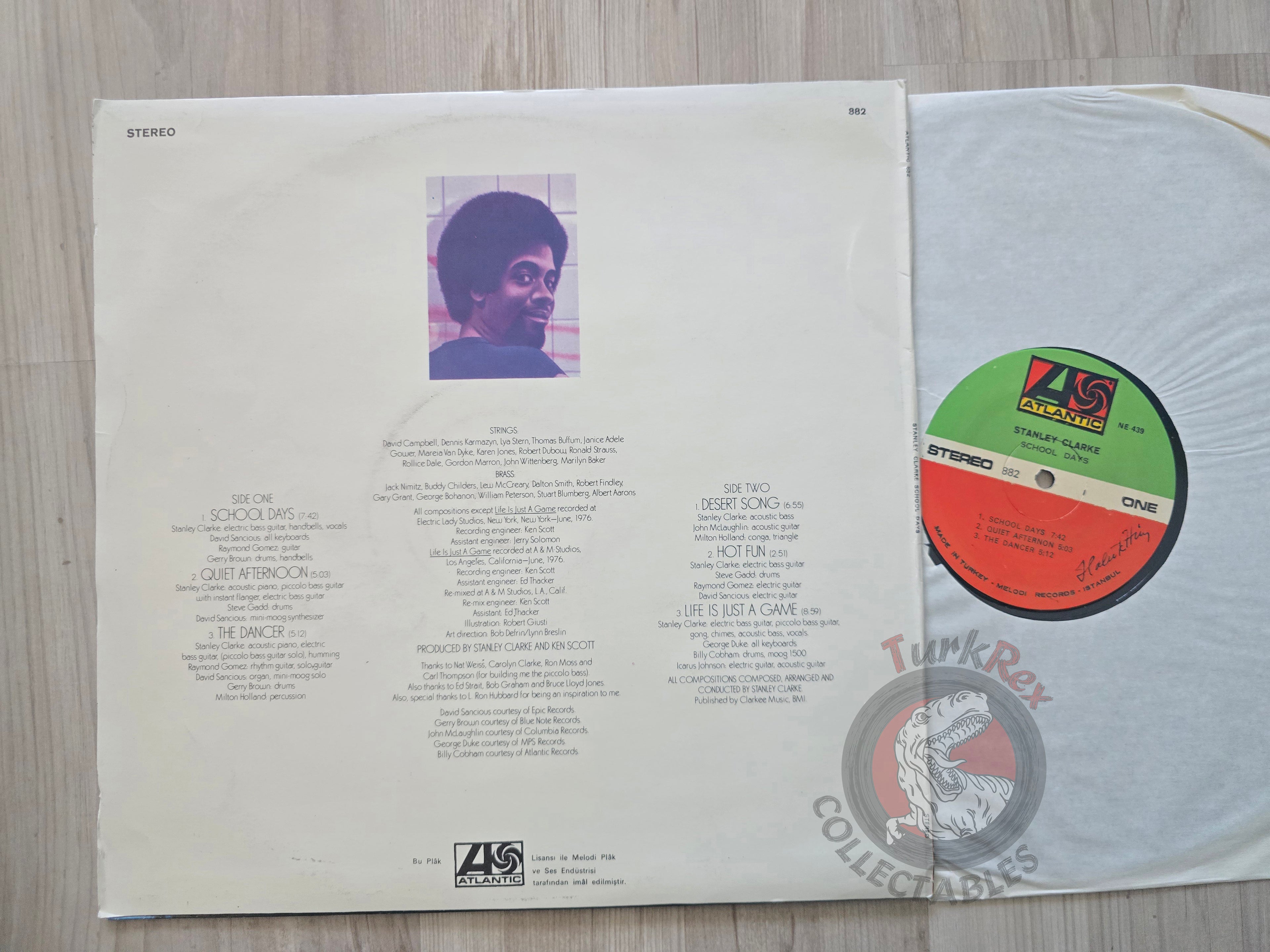 Stanley Clarke – School Days Turkish Pressing Vinyl Turkey Edition
