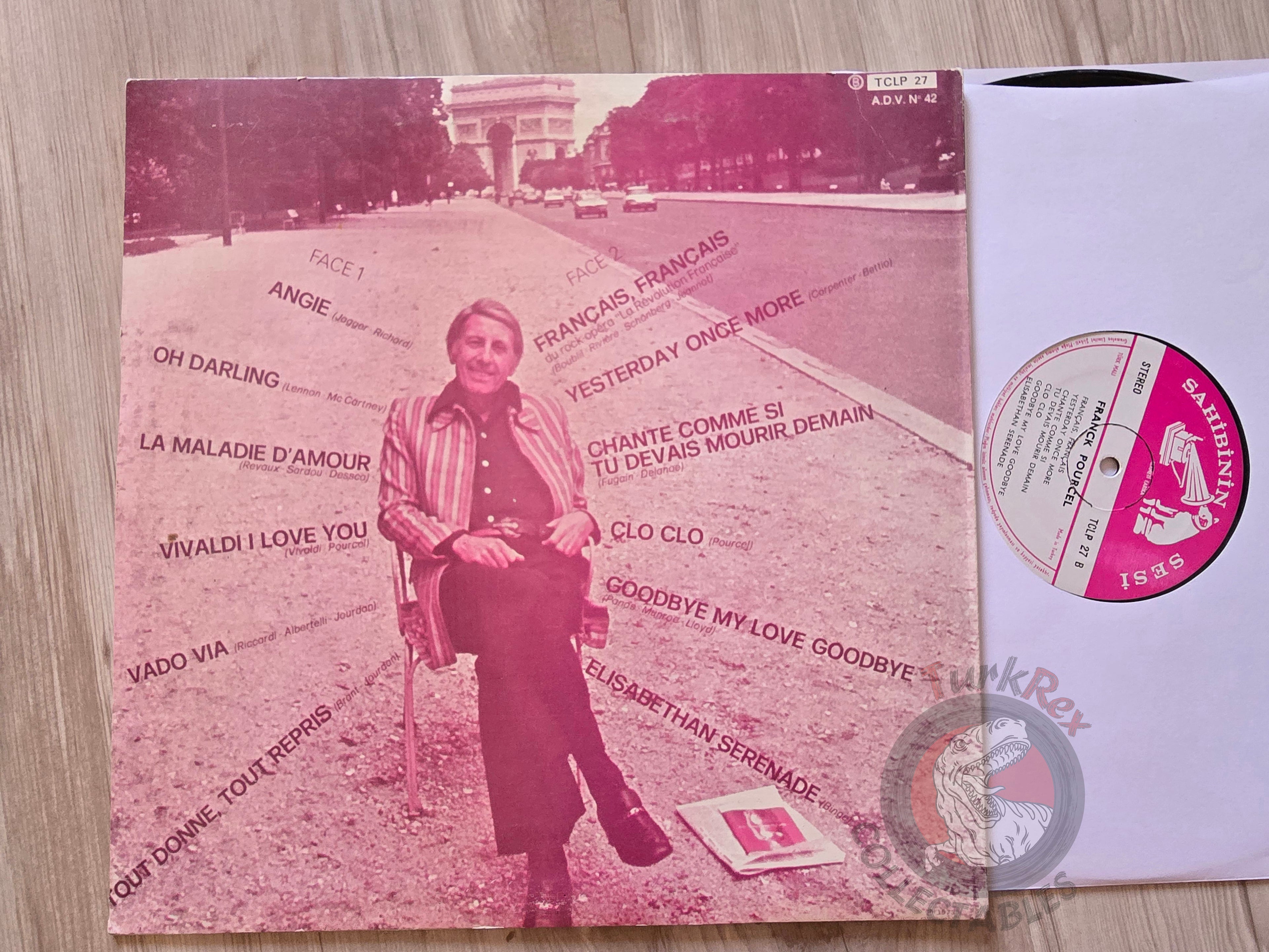 Franck Pourcel – Amour, Danse Et Violons No 42 Turkish Pressing Vinyl Turkey Edition