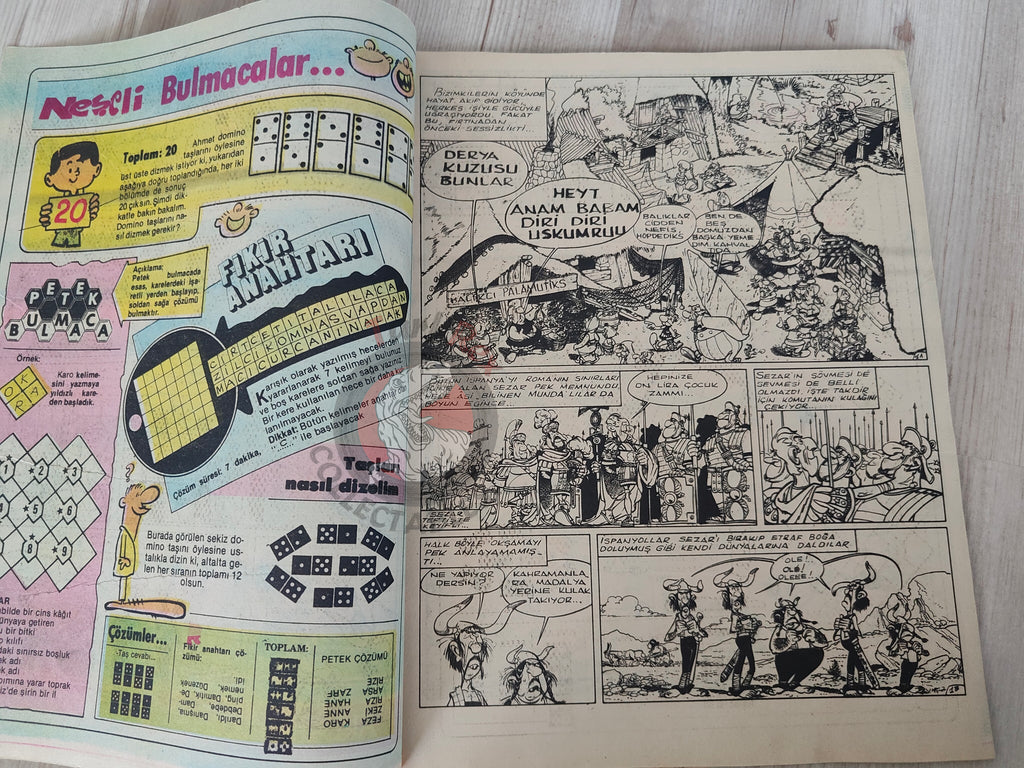 Asterix – Asterix in Spain 80s Turkish Edition Comic Turkey