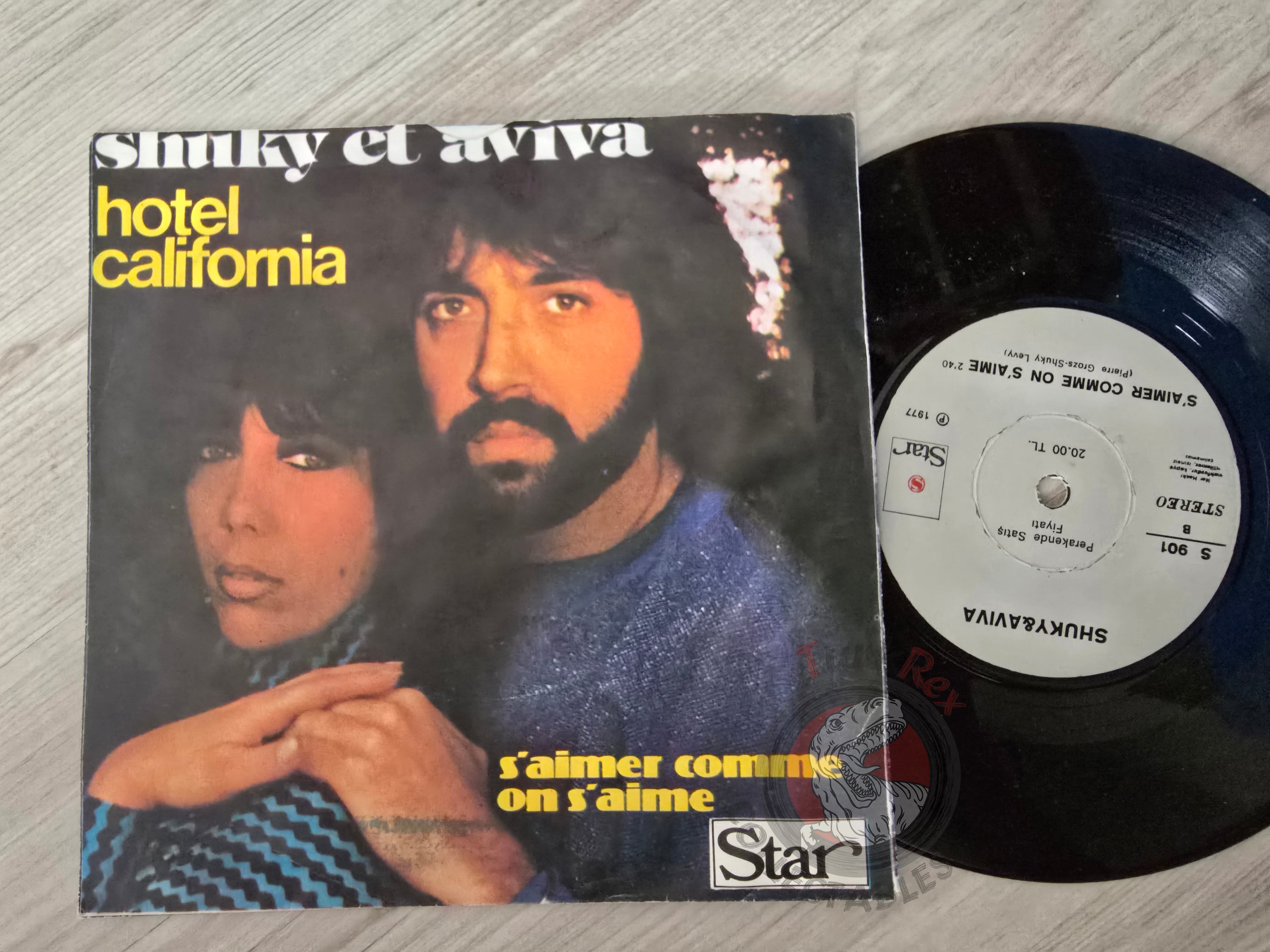 Shuky & Aviva – Hotel California 7" Turkish Pressing Vinyl Turkey Edition
