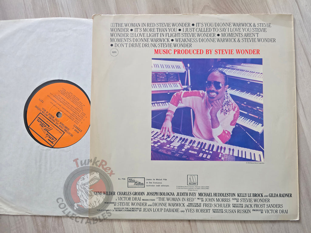 The Woman In Red OST – Stevie Wonder Turkish Pressing Vinyl Turkey Edition