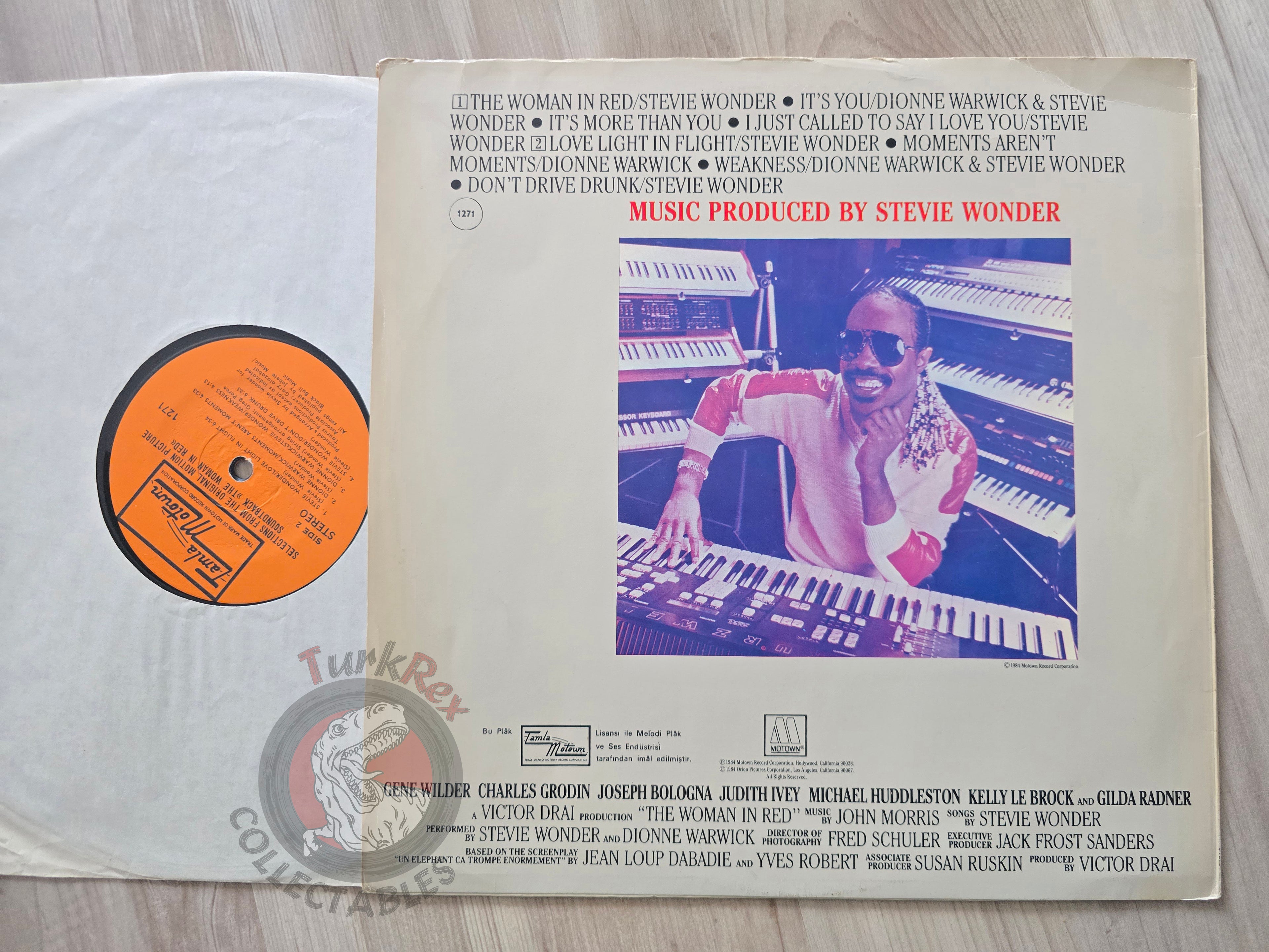 The Woman In Red OST – Stevie Wonder Turkish Pressing Vinyl Turkey Edition