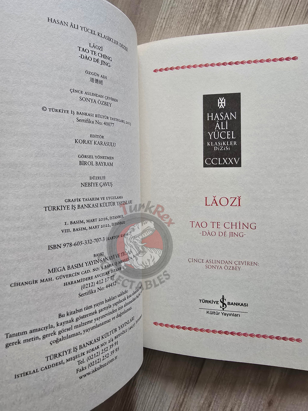 Laozi – Tao Te Ching 2022 Turkish Book Turkey