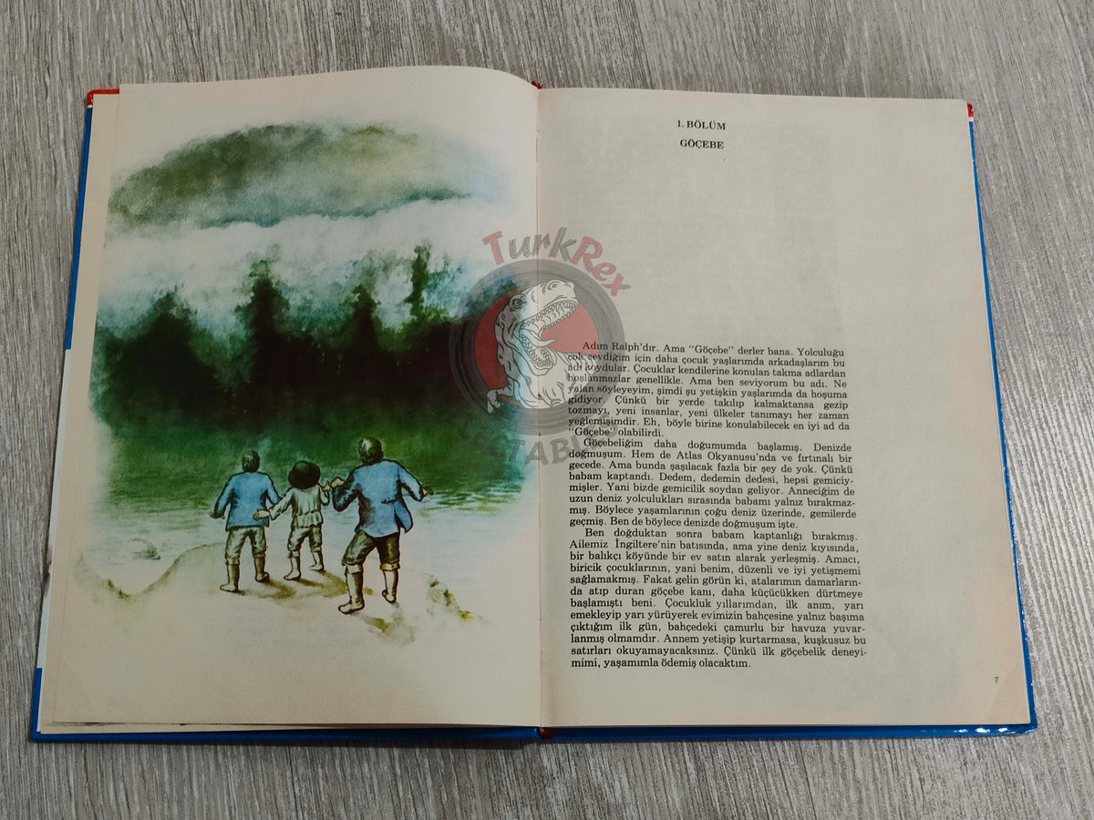 R. M. Ballantyne –  The Coral Island 1983 HC Turkish Book Turkey Illustrated