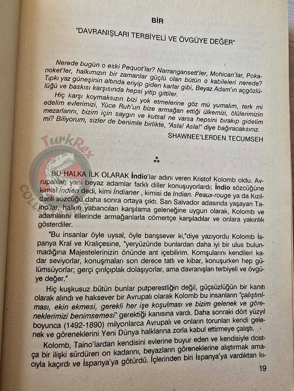 Dee Brown – Bury My Heart at Wounded Knee 1990 Turkish Book Turkey