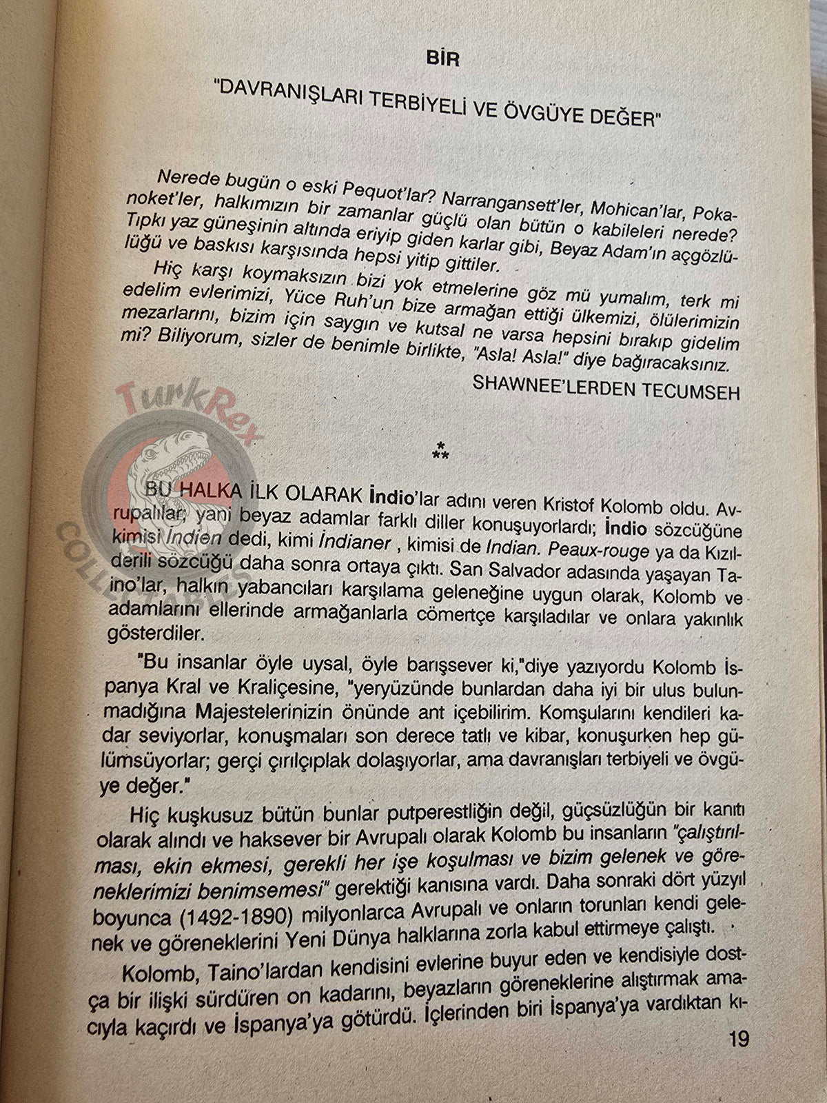 Dee Brown – Bury My Heart at Wounded Knee 1990 Turkish Book Turkey