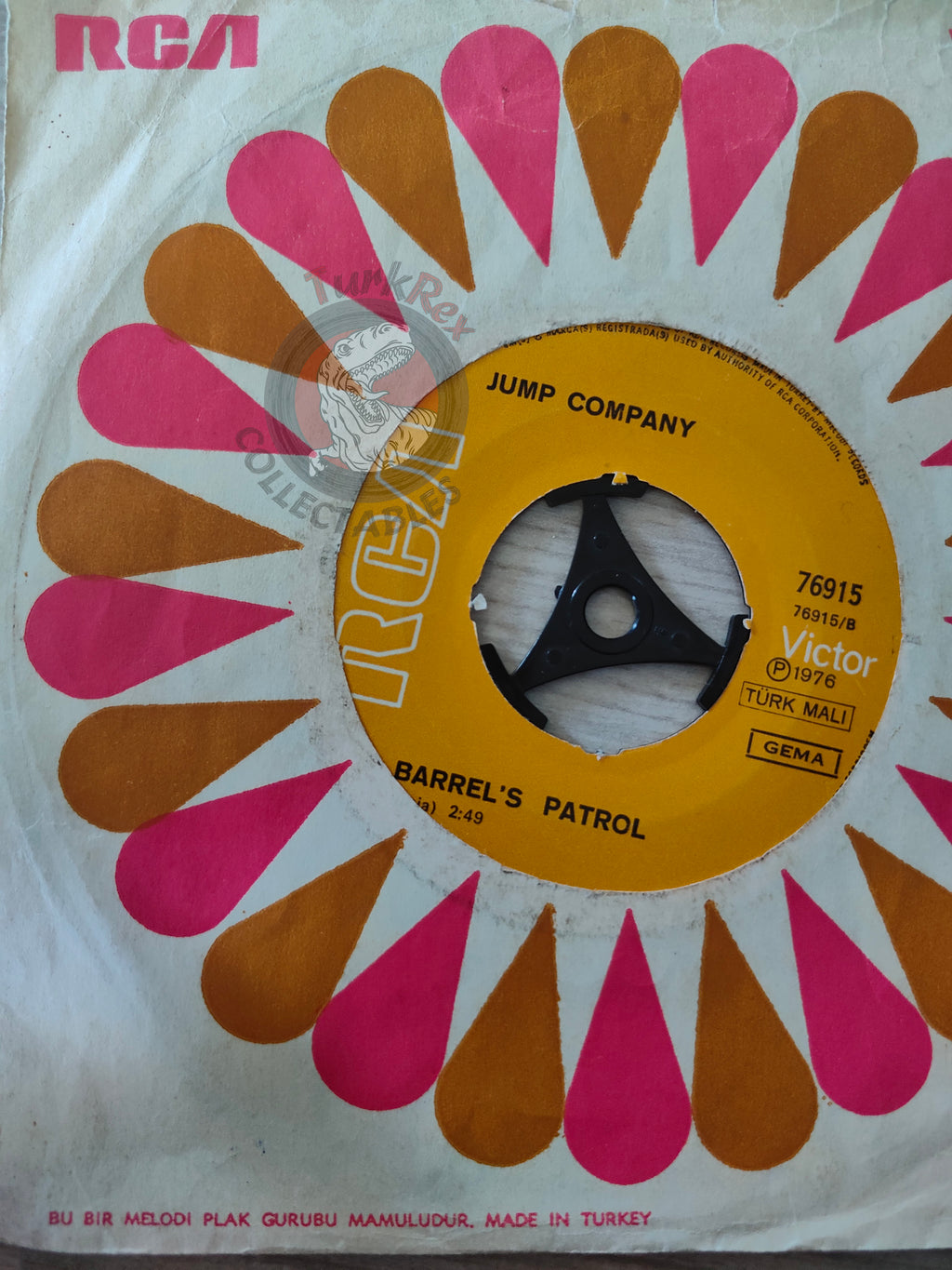 Jump Company – Double Jump 7" Turkish Pressing Vinyl Turkey Edition