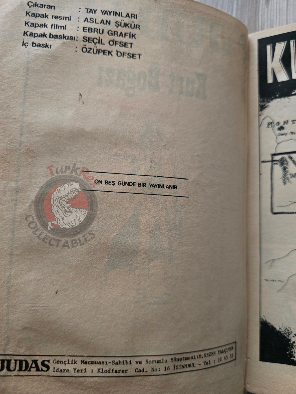 Judas #13 Turkish Edition Comic Turkey La Gola del Lupo #5