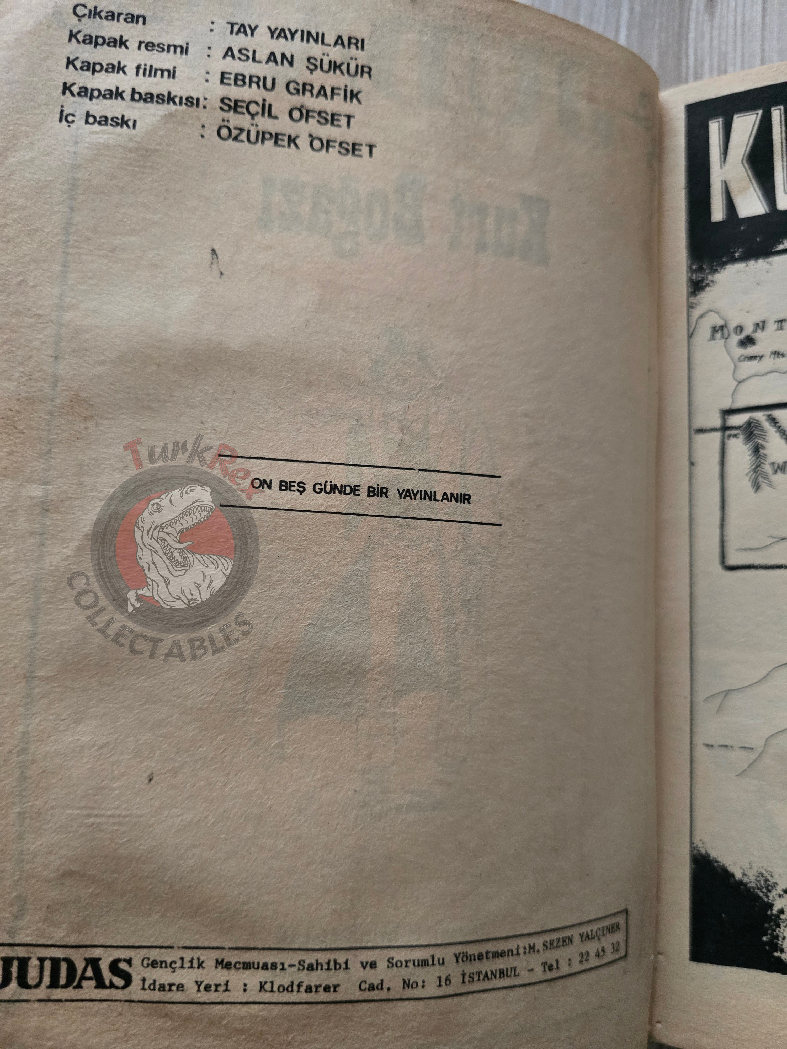 Judas #13 Turkish Edition Comic Turkey La Gola del Lupo #5