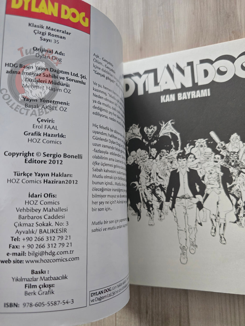 Dylan Dog #35 2012 Turkish Comic Turkey Feste di sangue #87 #88
