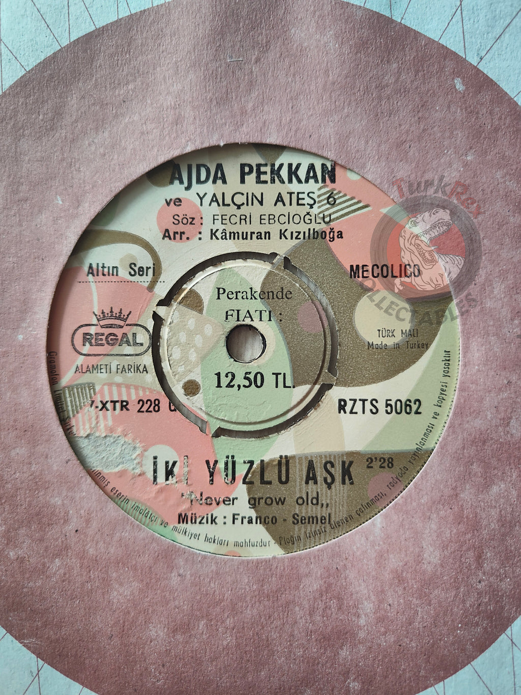 Ajda Pekkan – İki Yüzlü Aşk 7" Turkish Pressing Vinyl Turkey Edition