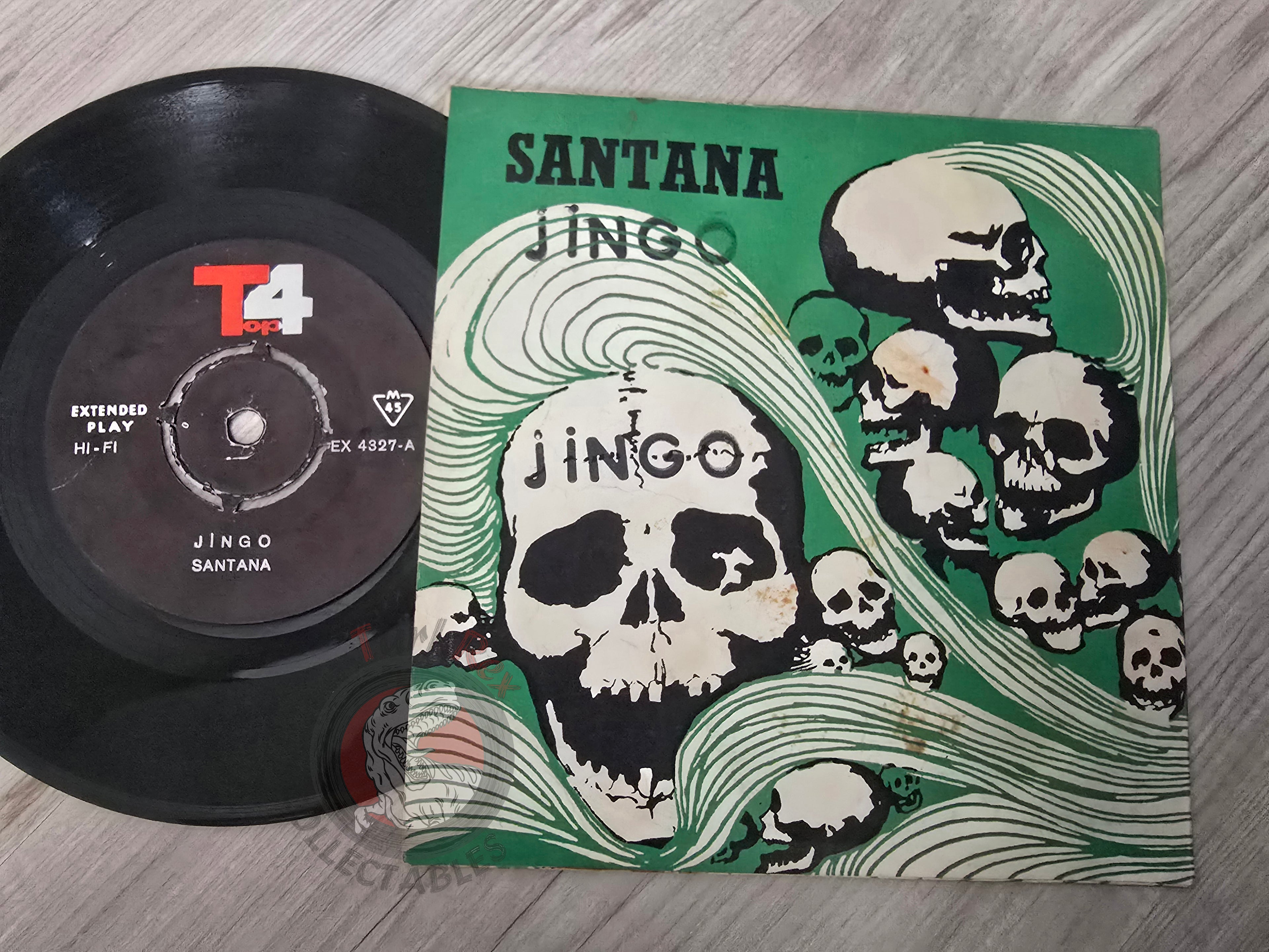 Santana – Jingo / You Just Don't Care 7" Iran Pressing Vinyl Iranian Edition 2