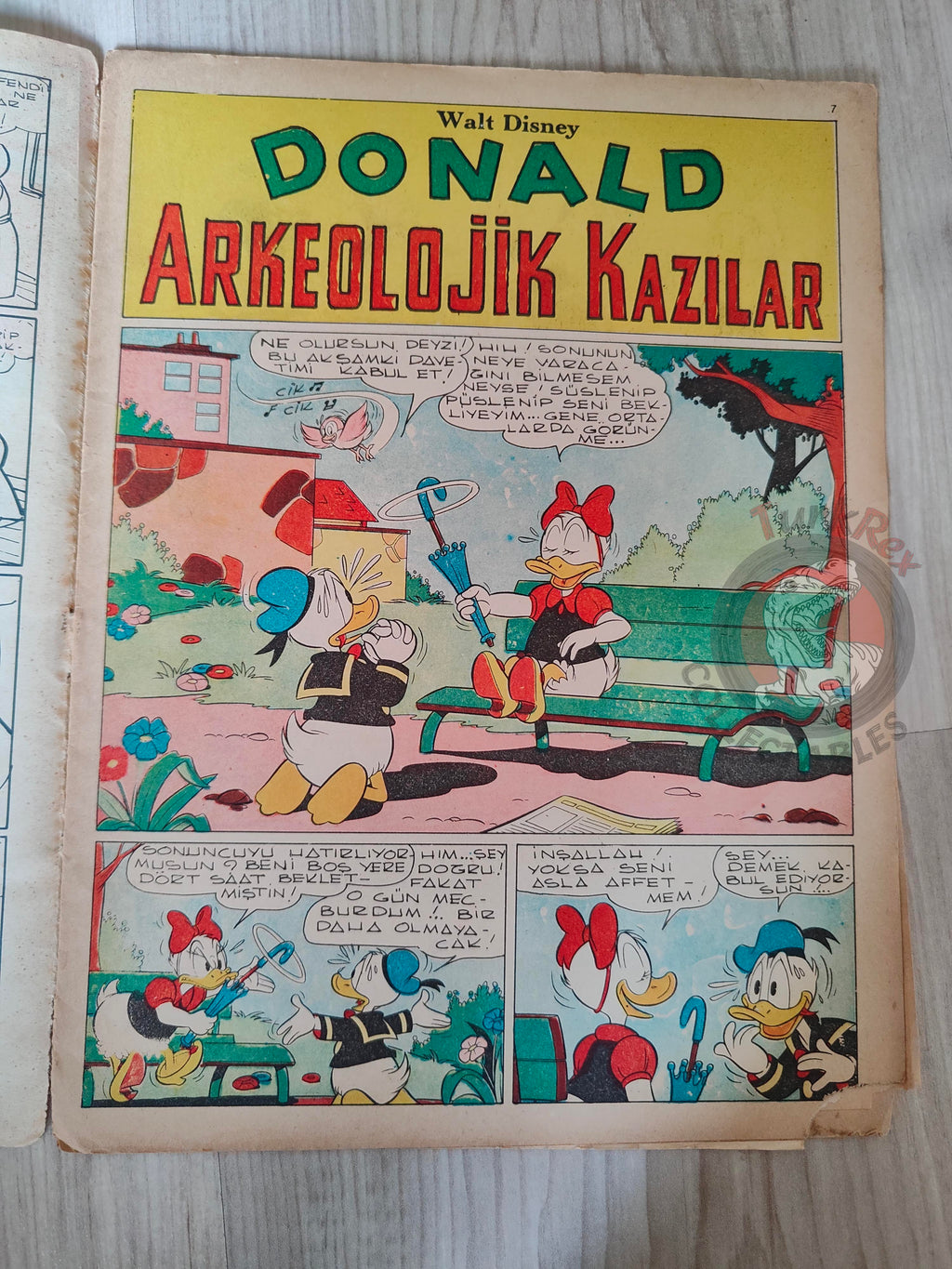 Mickey Mouse Mag #33 1962 Turkish Comic Turkey Walt Disney Donald Duck