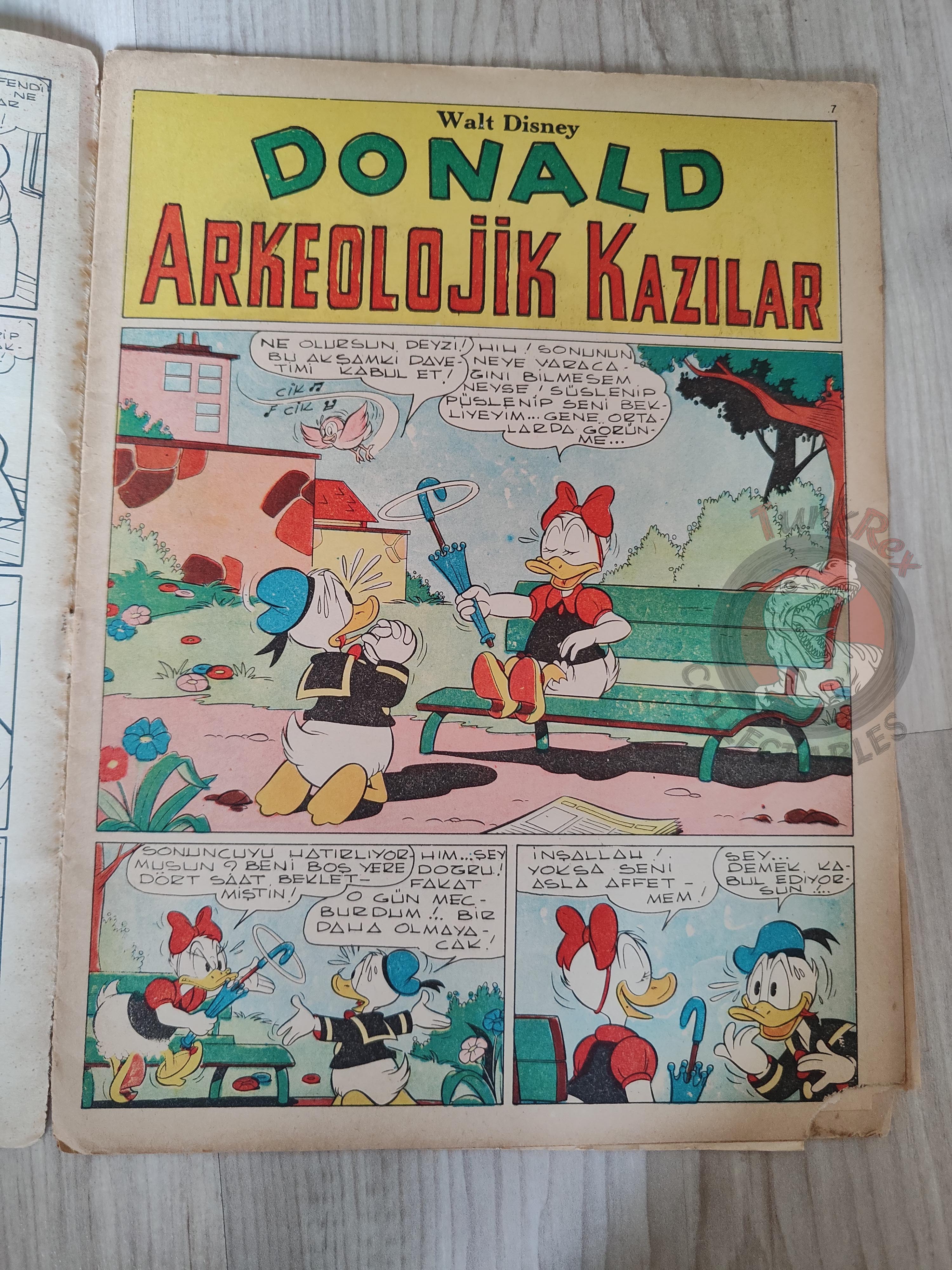 Mickey Mouse Mag #33 1962 Turkish Comic Turkey Walt Disney Donald Duck