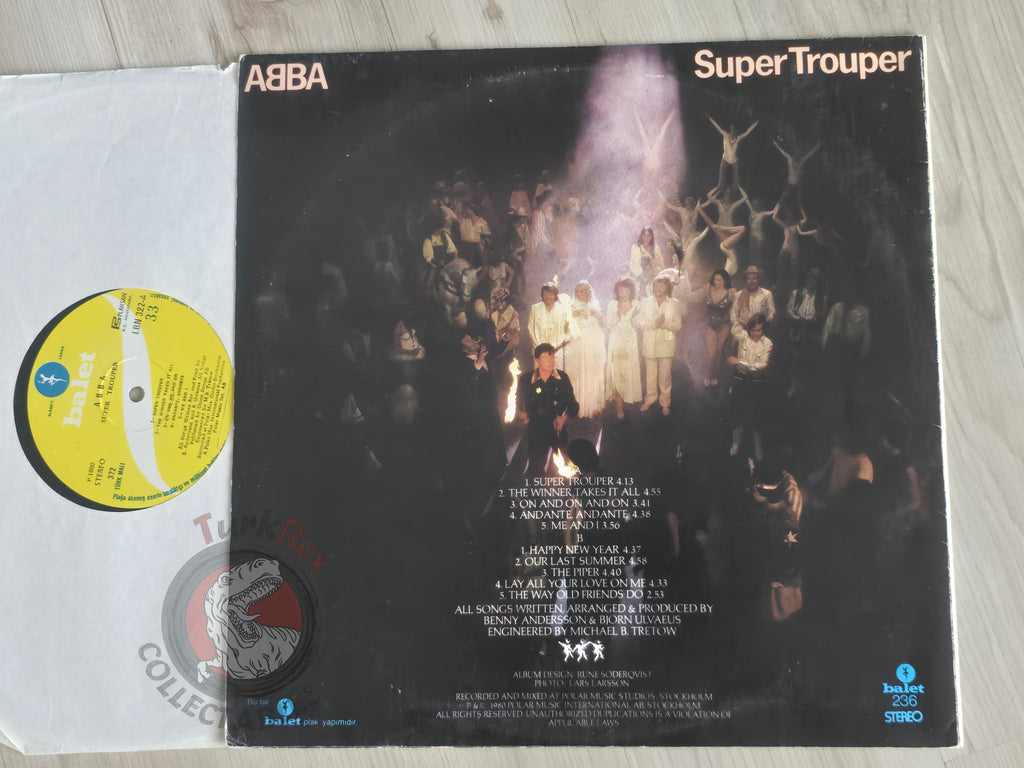 ABBA – Super Trouper Turkish Pressing Vinyl Turkey Edition