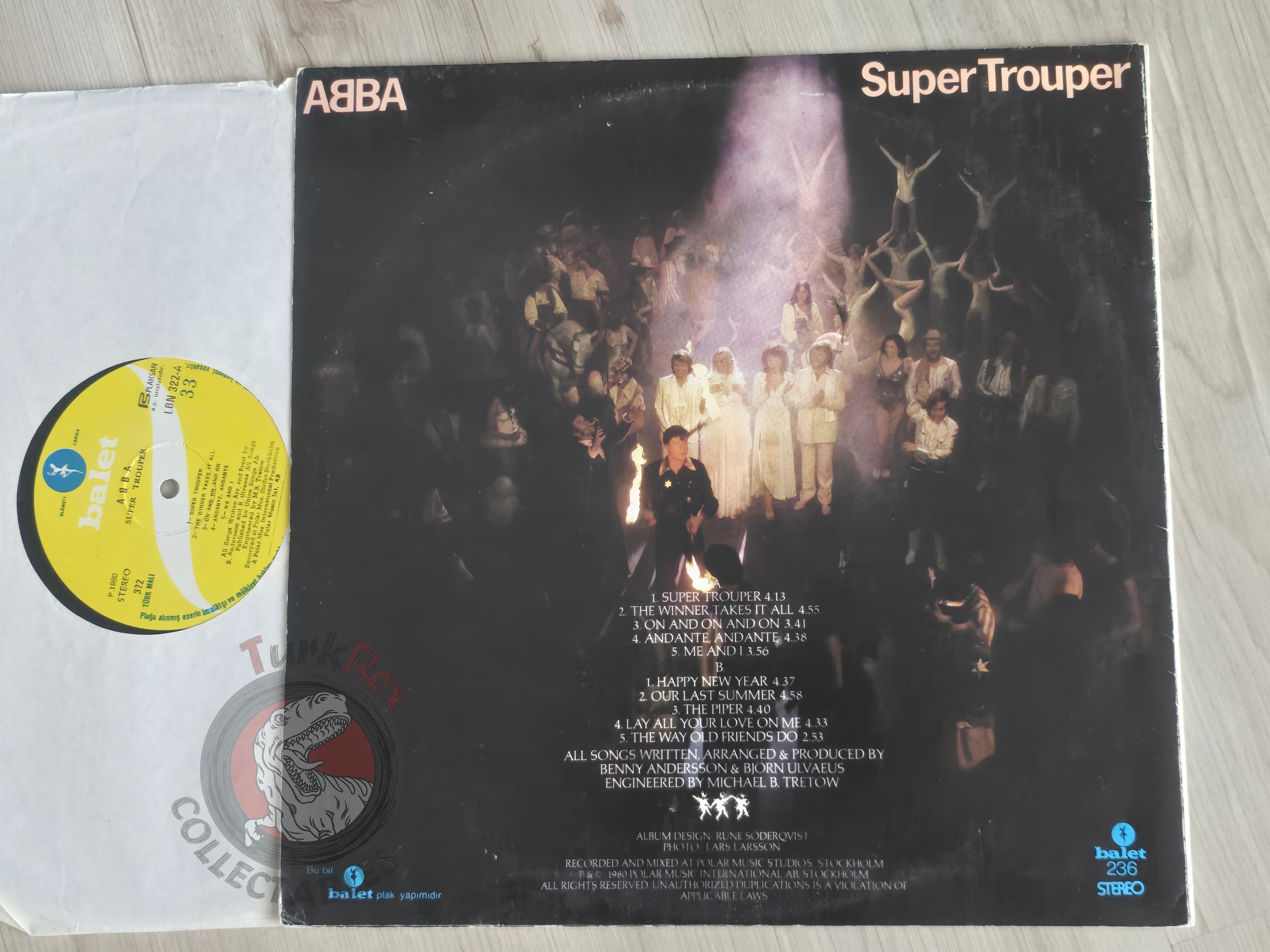 ABBA – Super Trouper Turkish Pressing Vinyl Turkey Edition