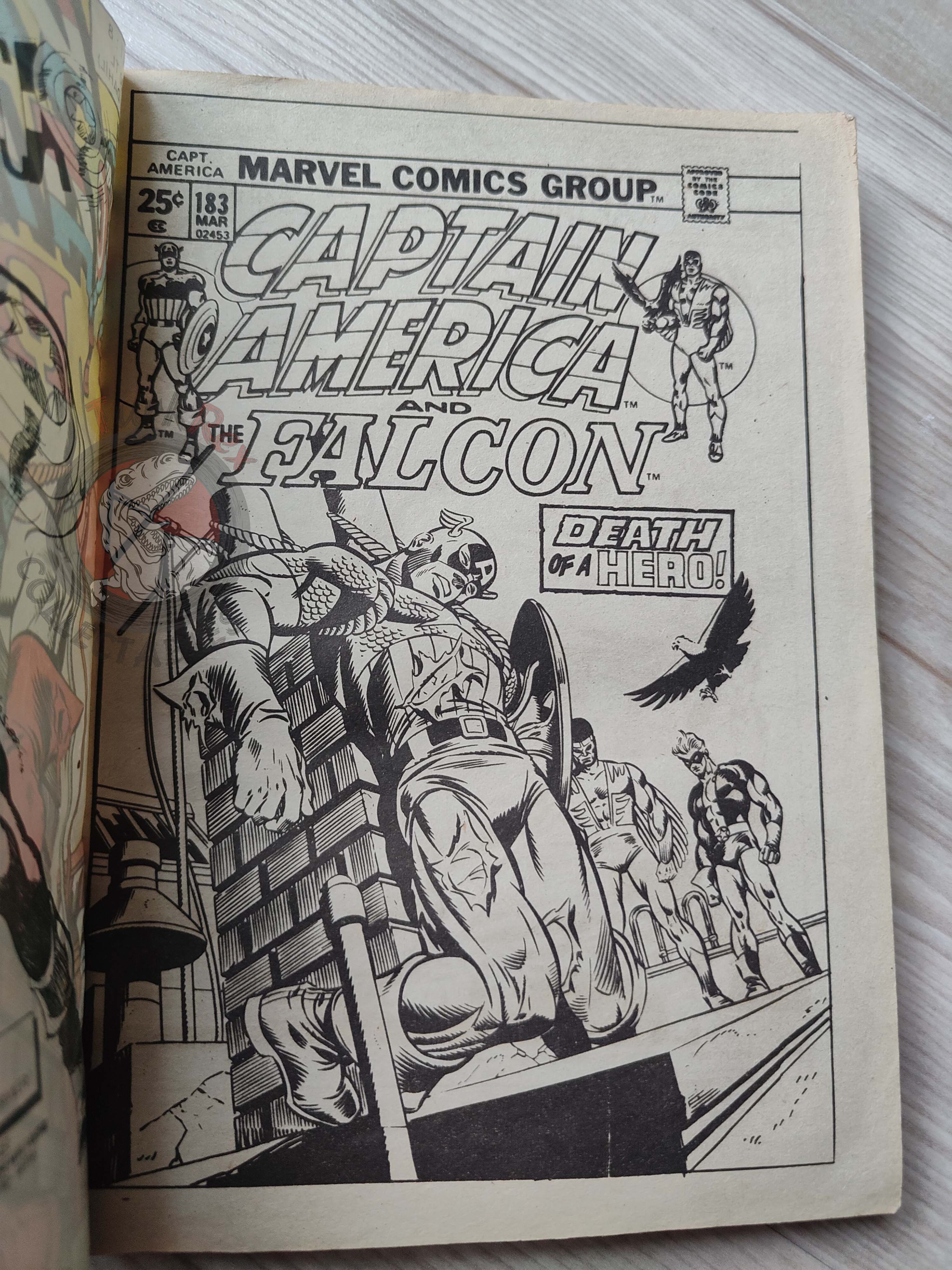 Captain America – Issue #8 1988 Turkish Comic Turkey #183 #184 #185 #186