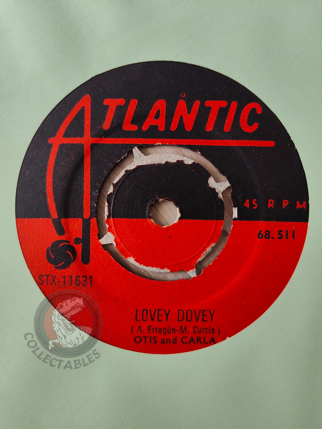 Otis Redding & Carla Thomas – Lovey Dovey 7" Turkish Pressing Vinyl Turkey Edition