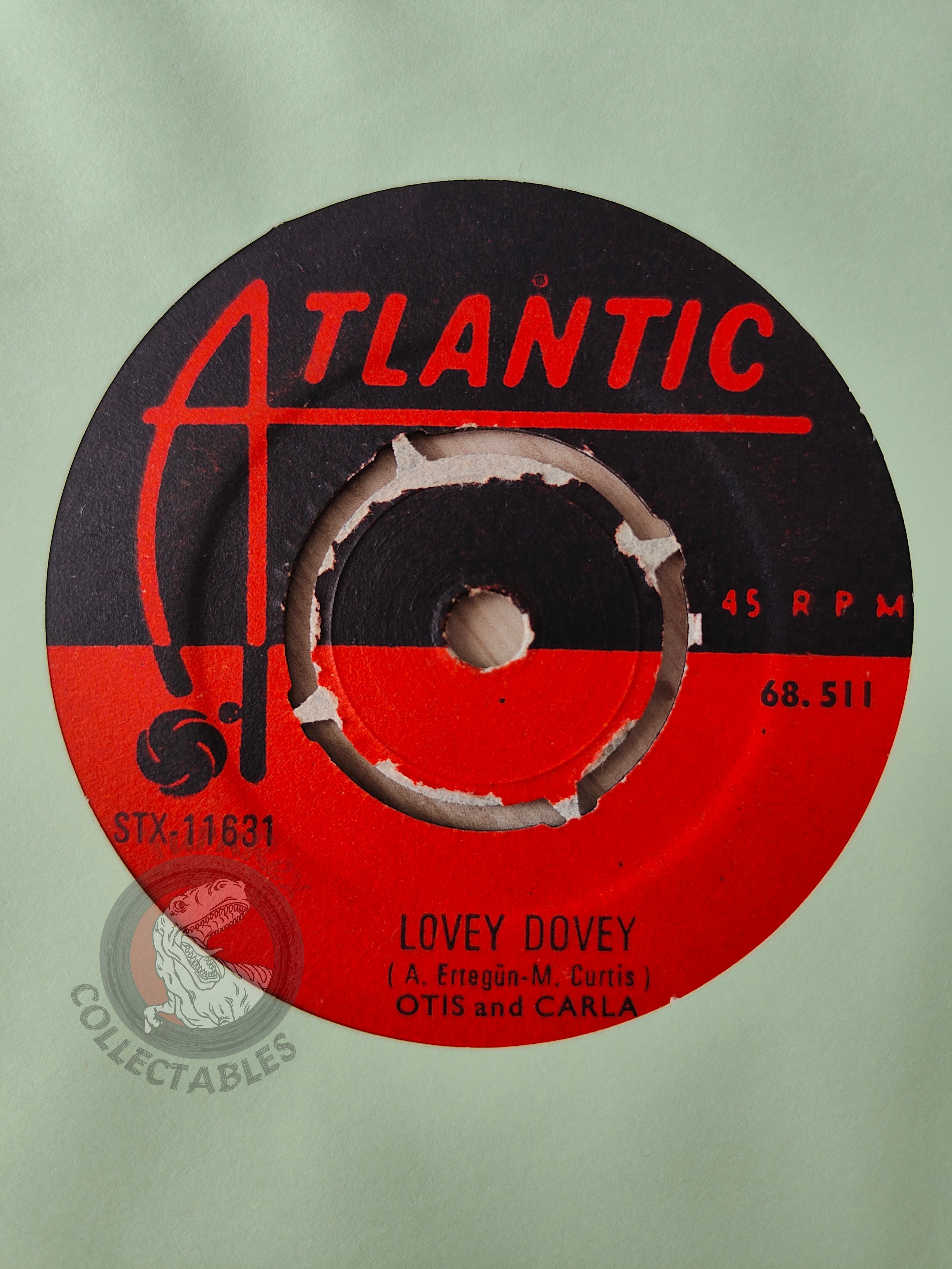 Otis Redding & Carla Thomas – Lovey Dovey 7" Turkish Pressing Vinyl Turkey Edition