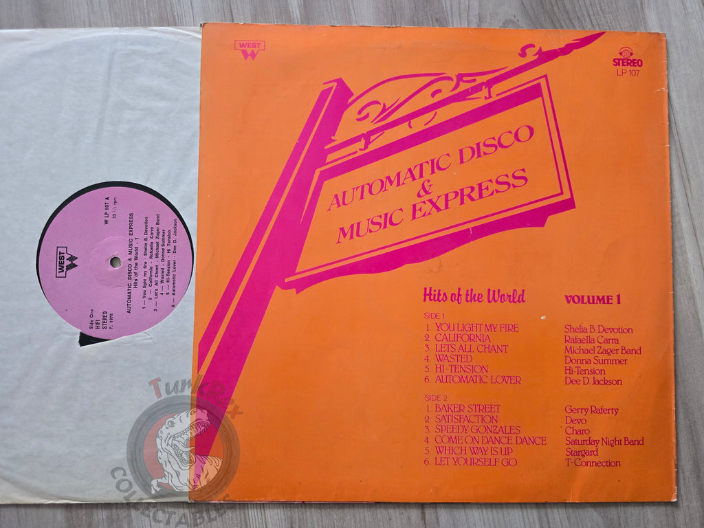 Various – Automatic Disco & Music Express Turkish Pressing Vinyl Turkey Edition