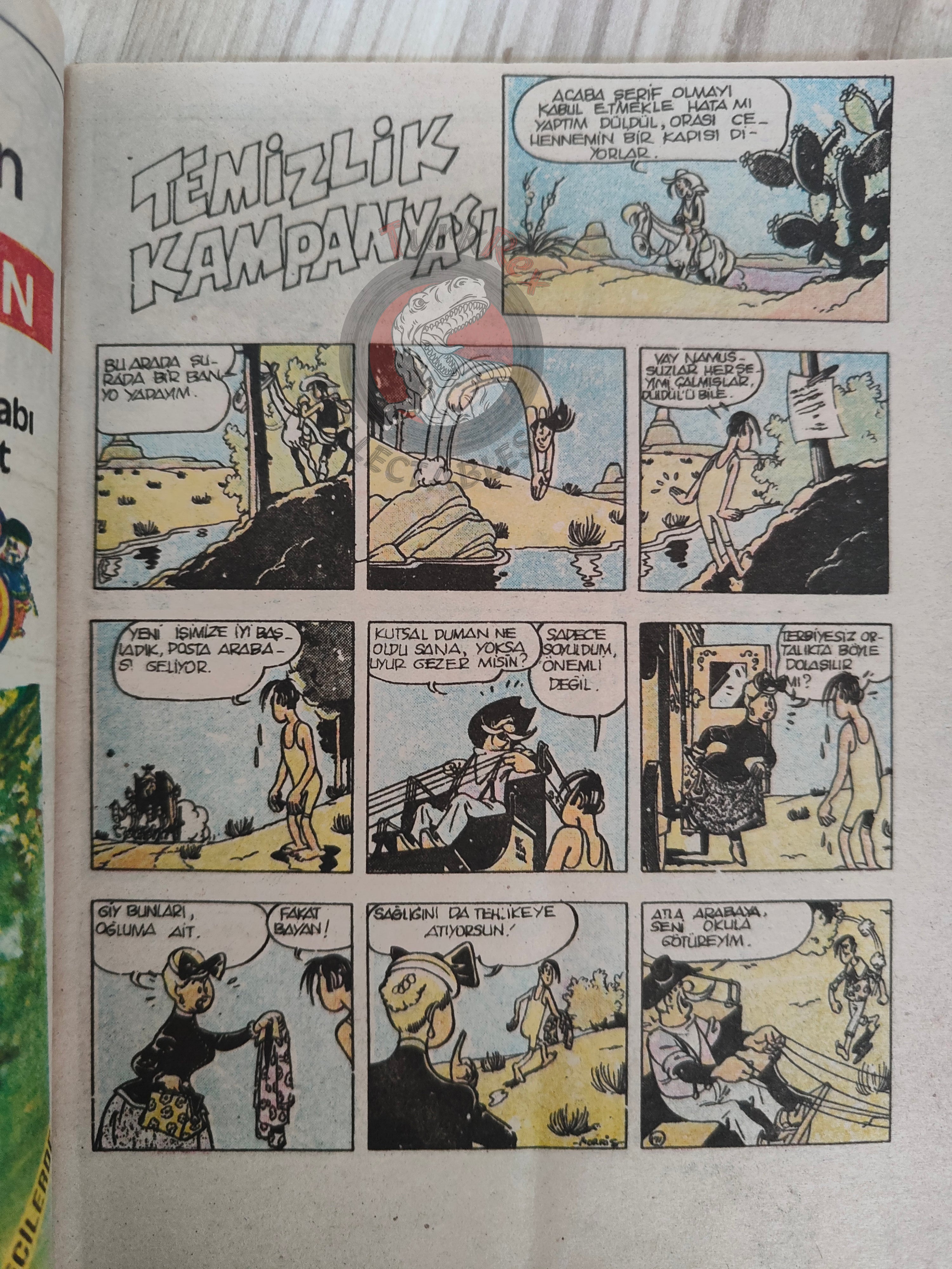 Lucky Luke #54 Contre Pat Poker 1989 Turkish Comic Turkey