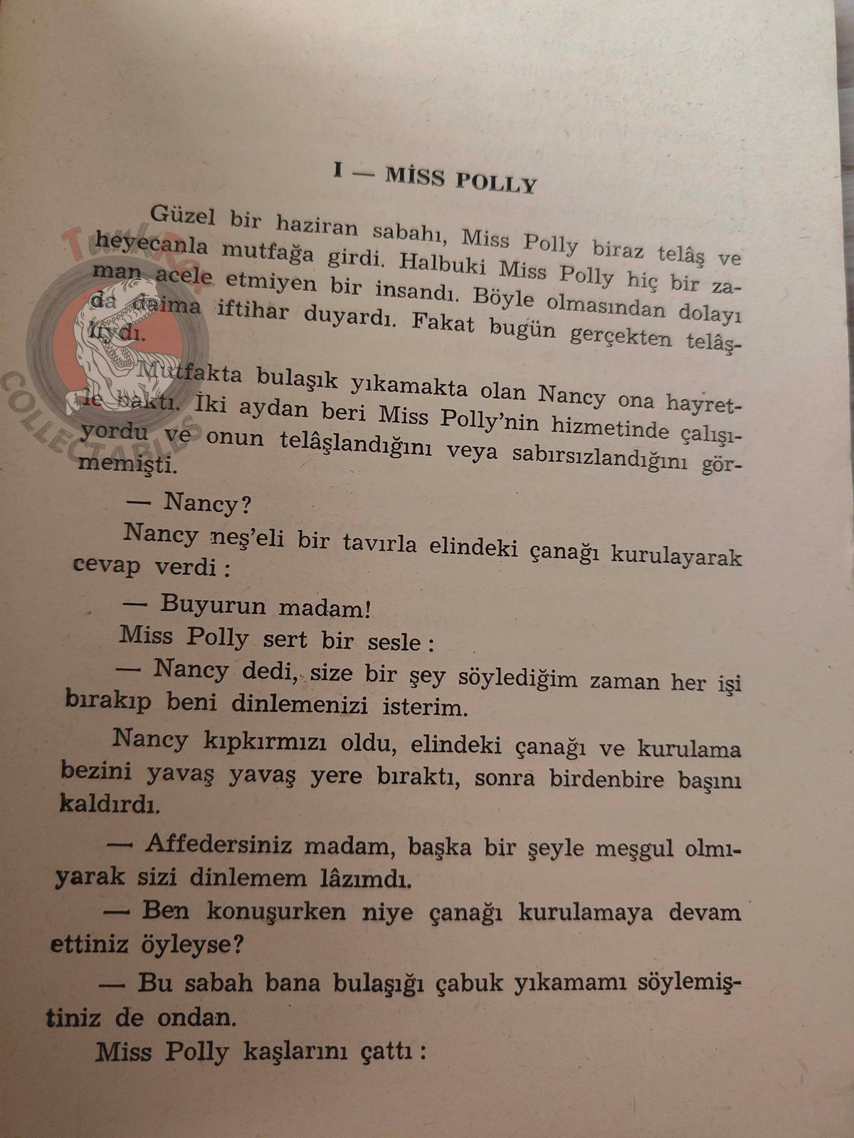 Eleanor H. Porter – Pollyanna 1965 Turkish Book Turkey Illustrated