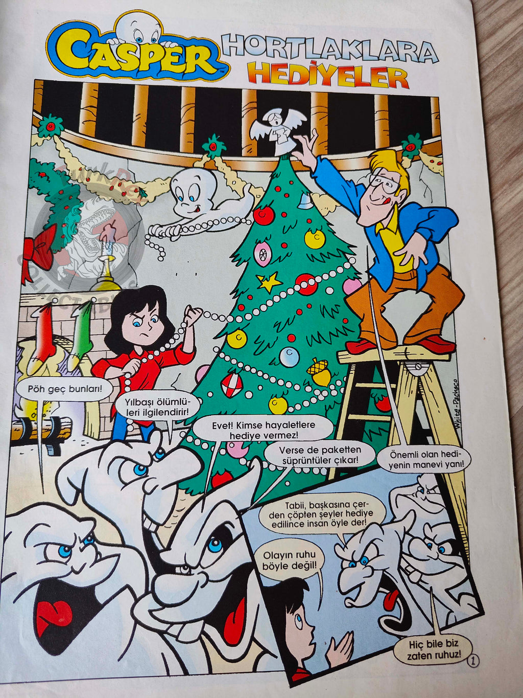 Casper the Friendly Ghost Magazine – Issue #29 1998 Turkish Comic Turkey
