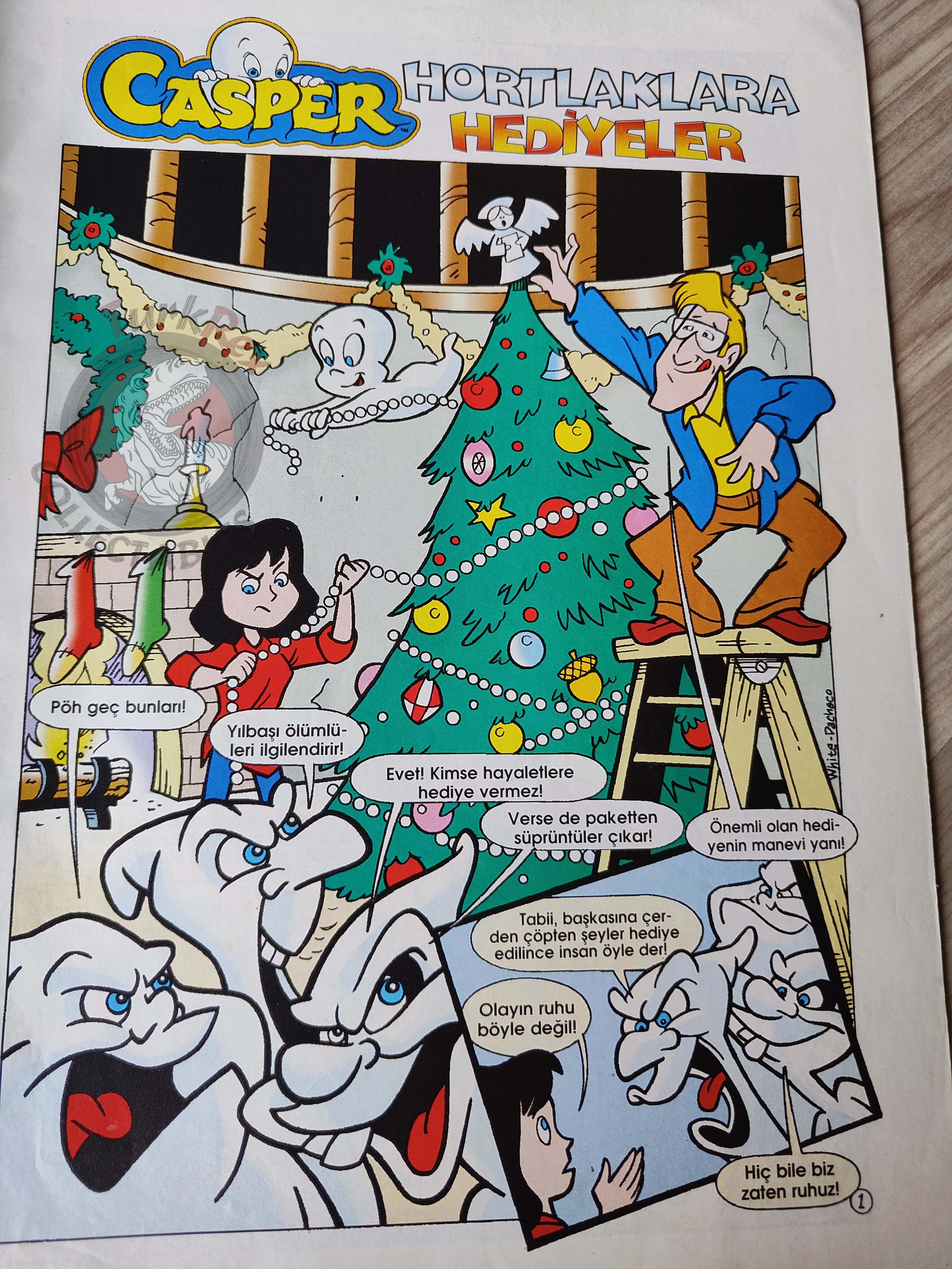 Casper the Friendly Ghost Magazine – Issue #29 1998 Turkish Comic Turkey
