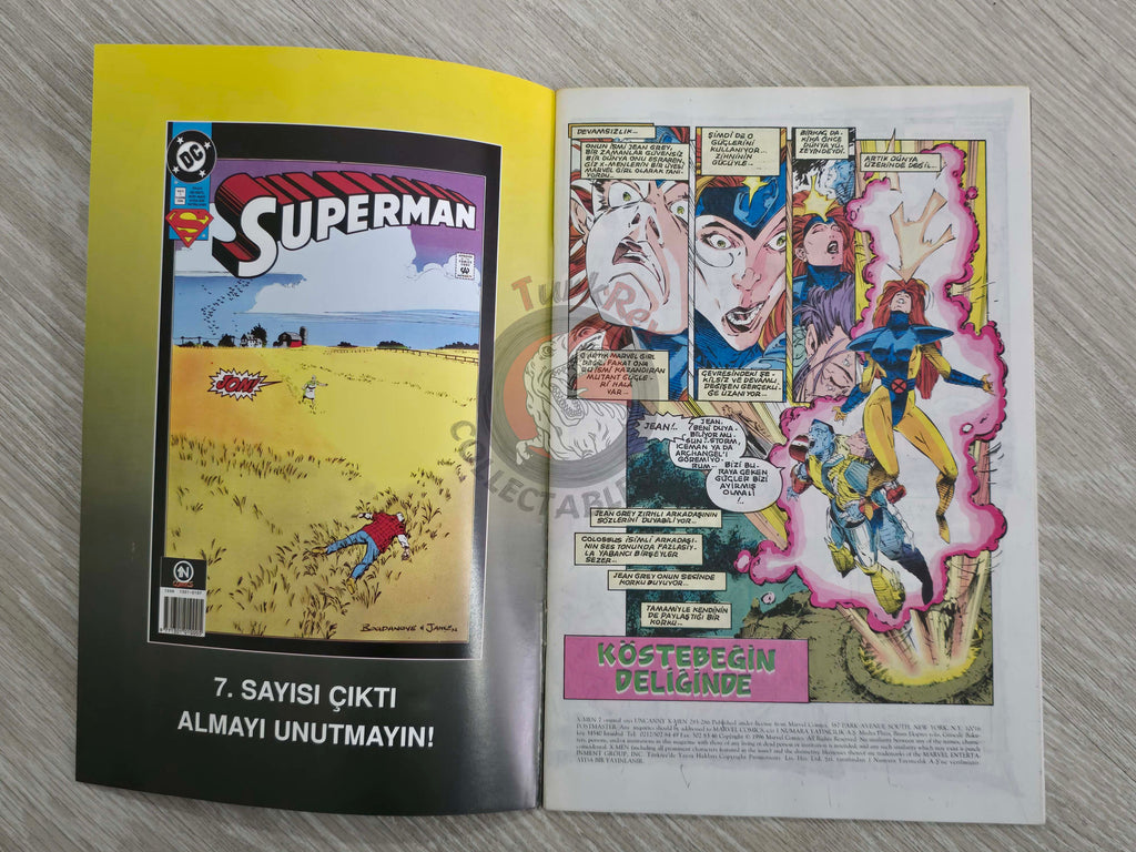 X-Men #7 1996 Turkish Comic Turkey Uncanny X-Men #285 #286
