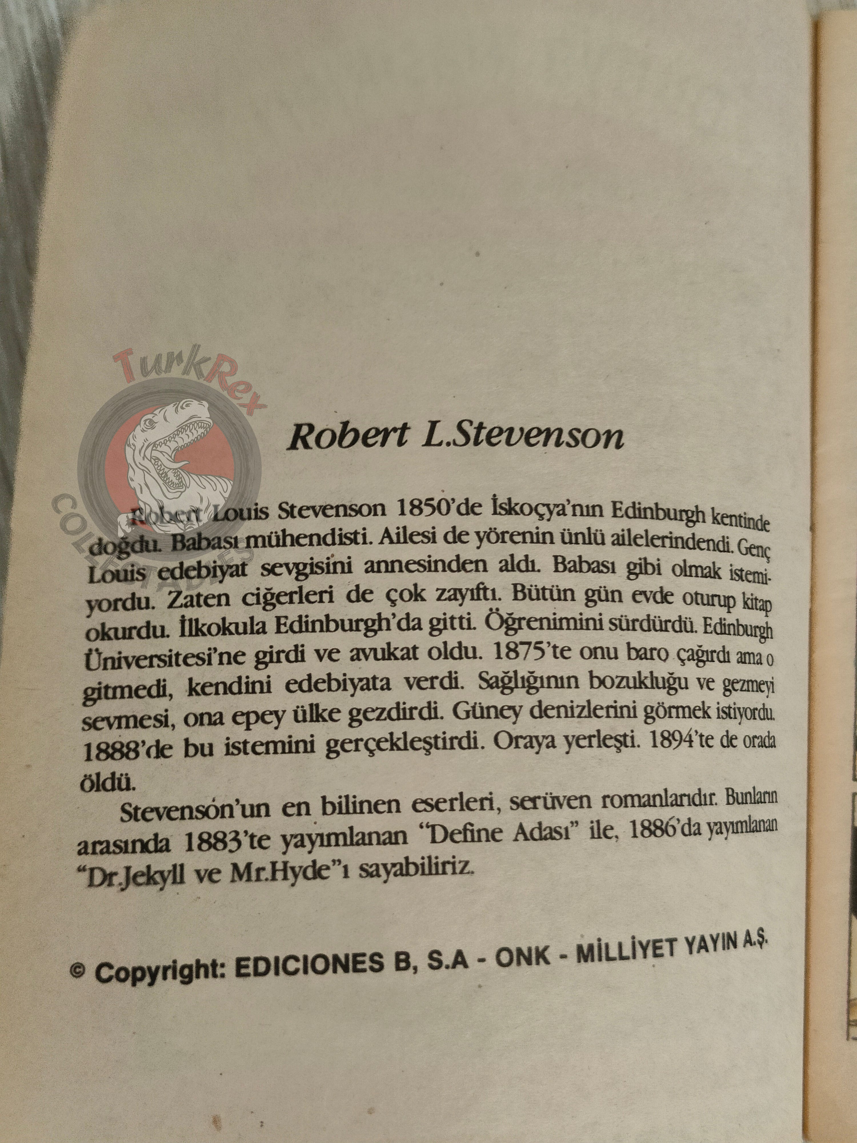 Treasure Island – Robert Louis Stevenson Turkish Comic Turkey Grandes Aventuras