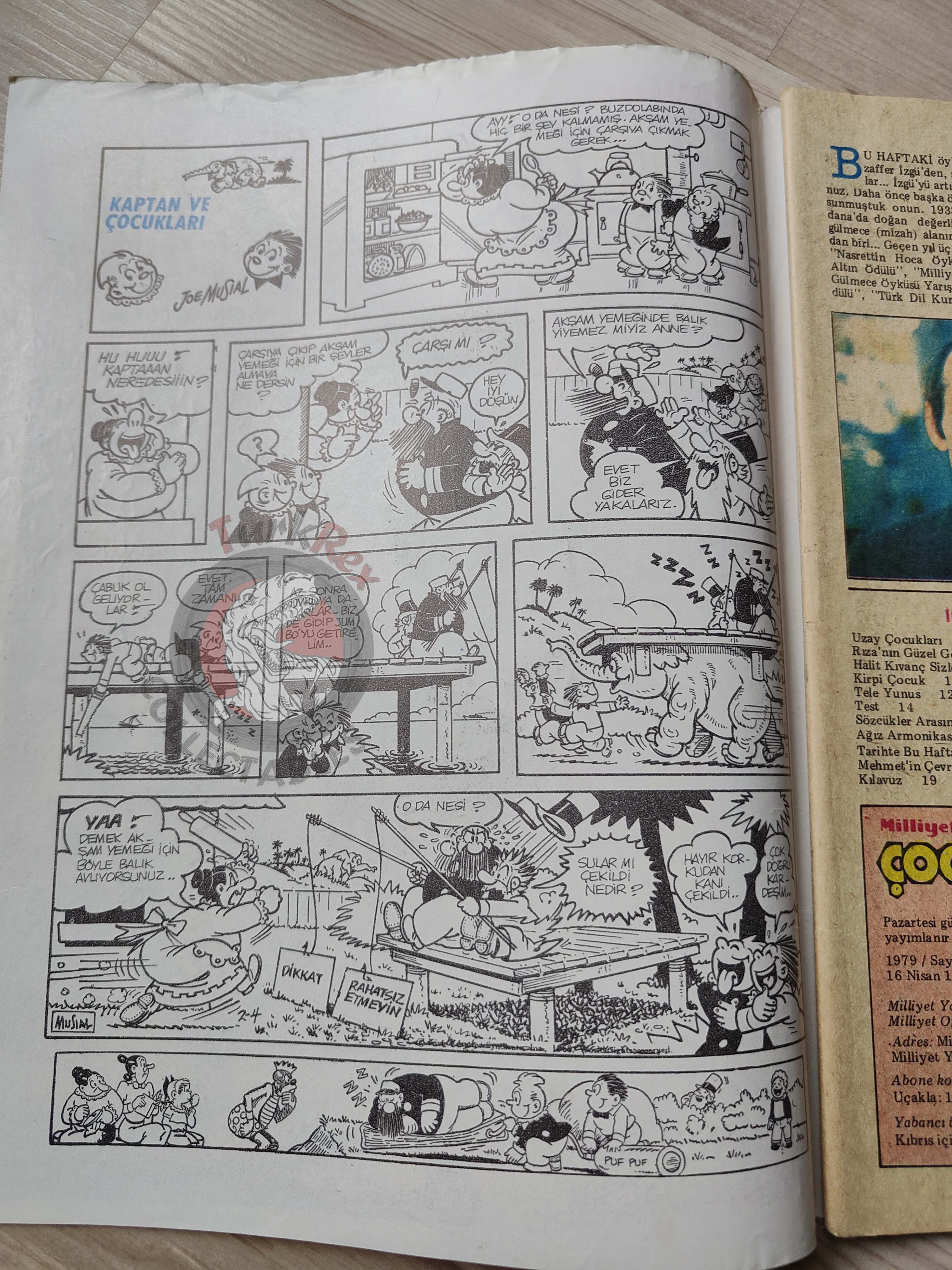 Milliyet Çocuk #16 1979 Turkish Comic Turkey Joyas Literarias Juveniles #57 Fenimore Cooper