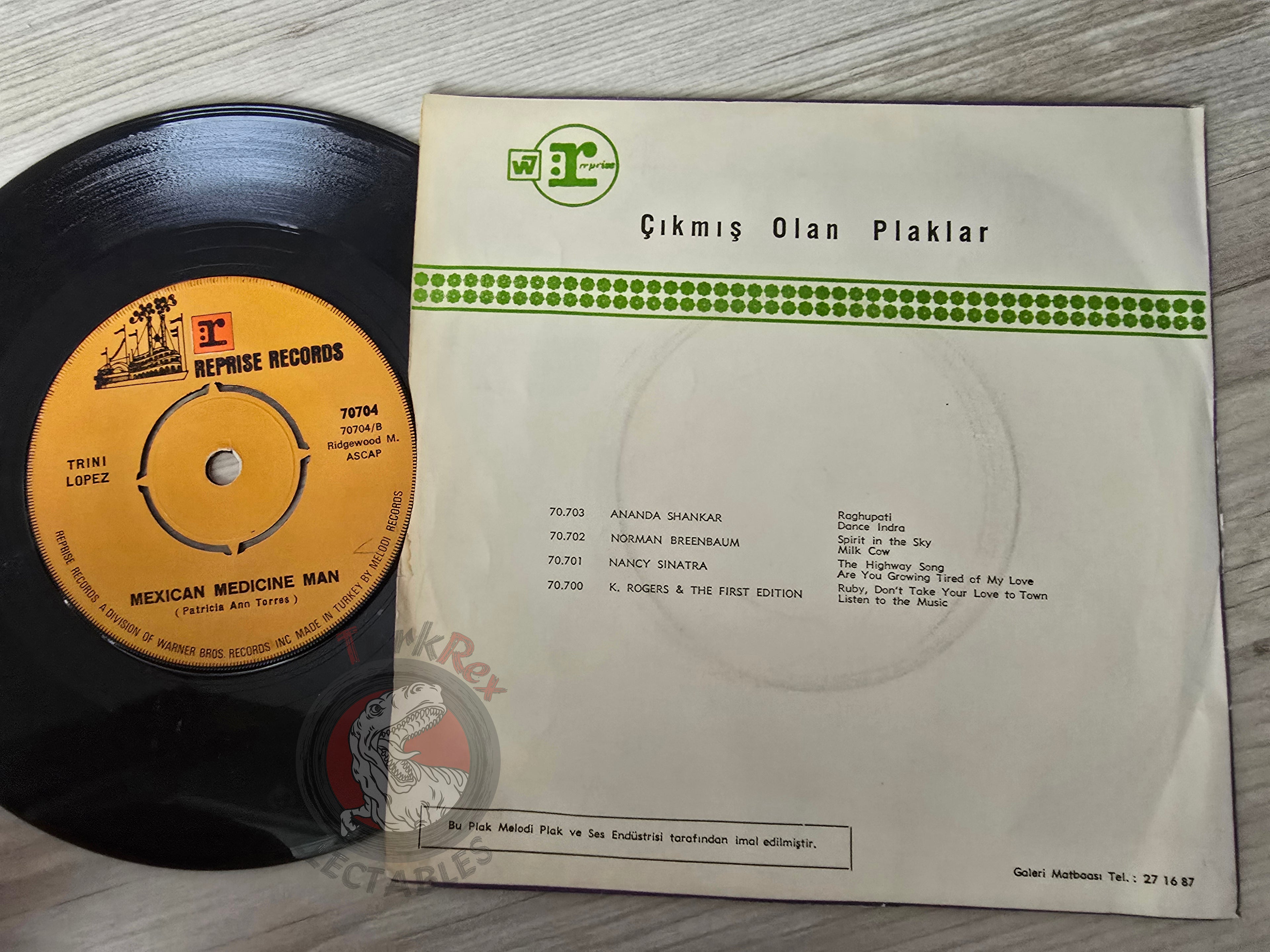 Trini Lopez – Su - Kal - De - Don 7" Turkish Pressing Vinyl Turkey Edition