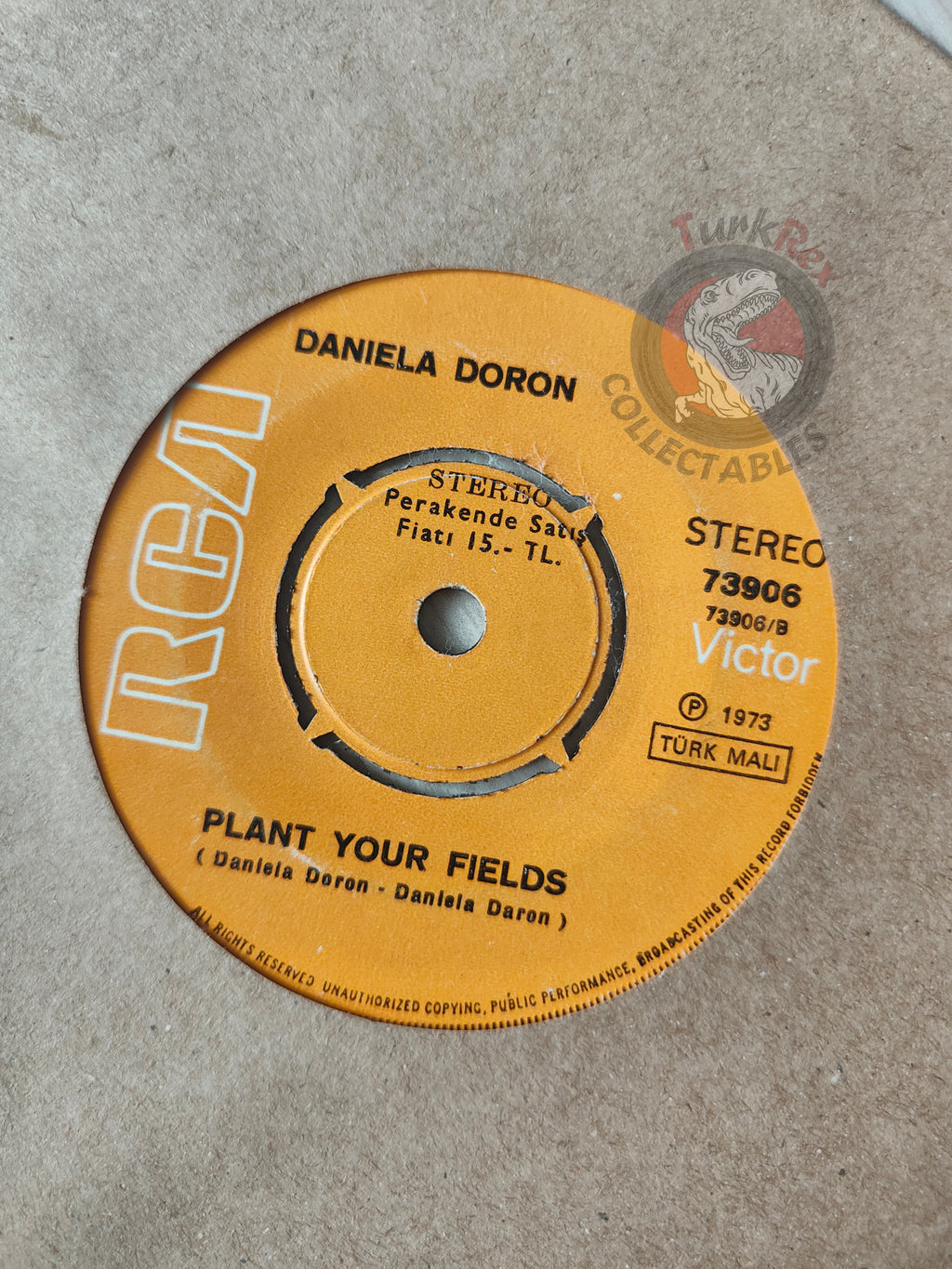 Daniela Doron – İstanbul 7" Turkish Pressing Vinyl Turkey Edition