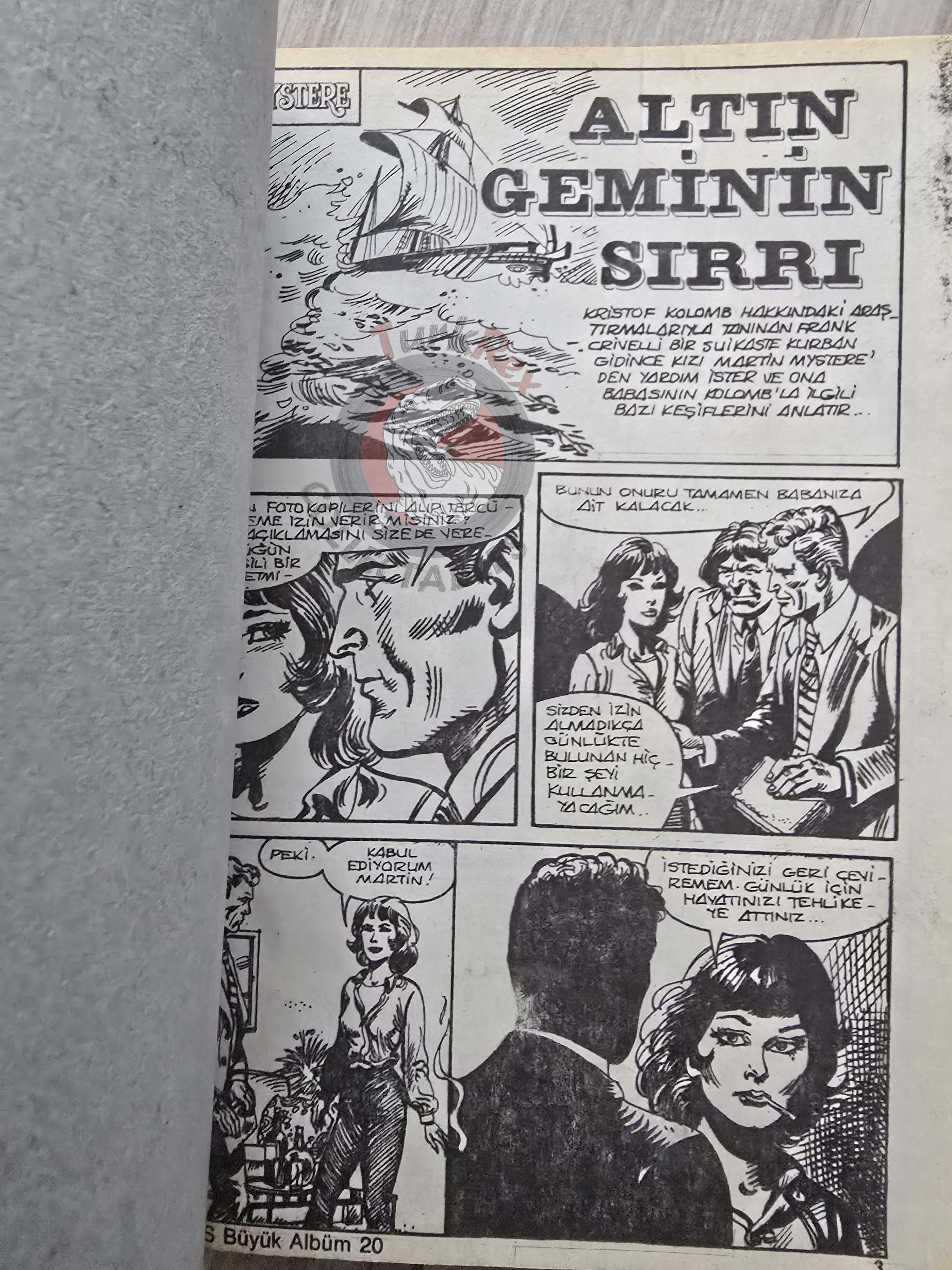 Martin Mystère #20 Il Tesoro delle Sette Città 80s Turkish Comic Turkey #55 #57
