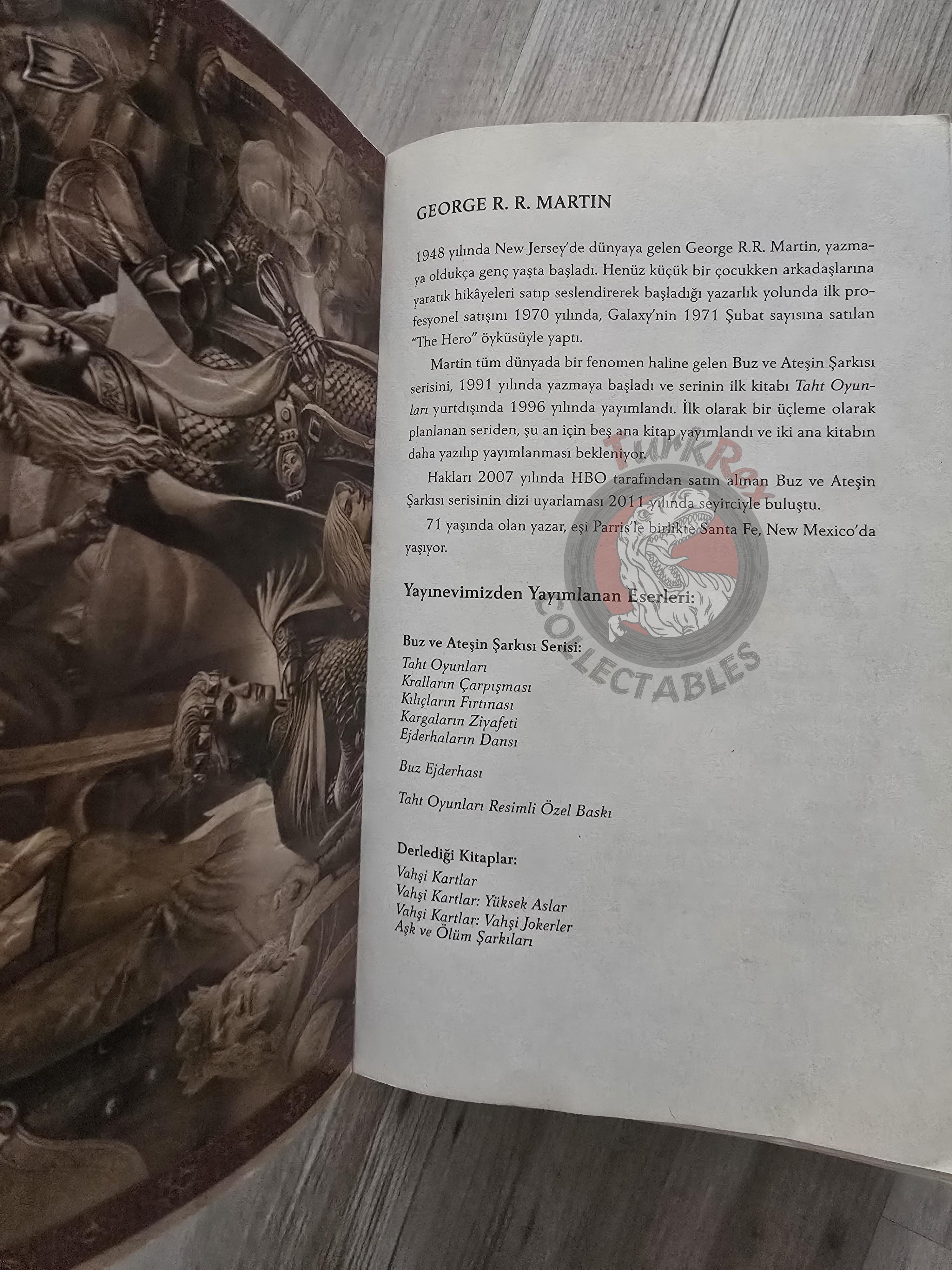 George R. R. Martin – Fire and Blood 2019 1st Turkish Book Turkey