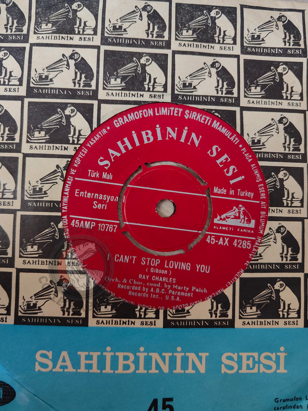 Ray Charles – I Can't Stop Loving You 7" Turkish Pressing Vinyl Turkey Edition