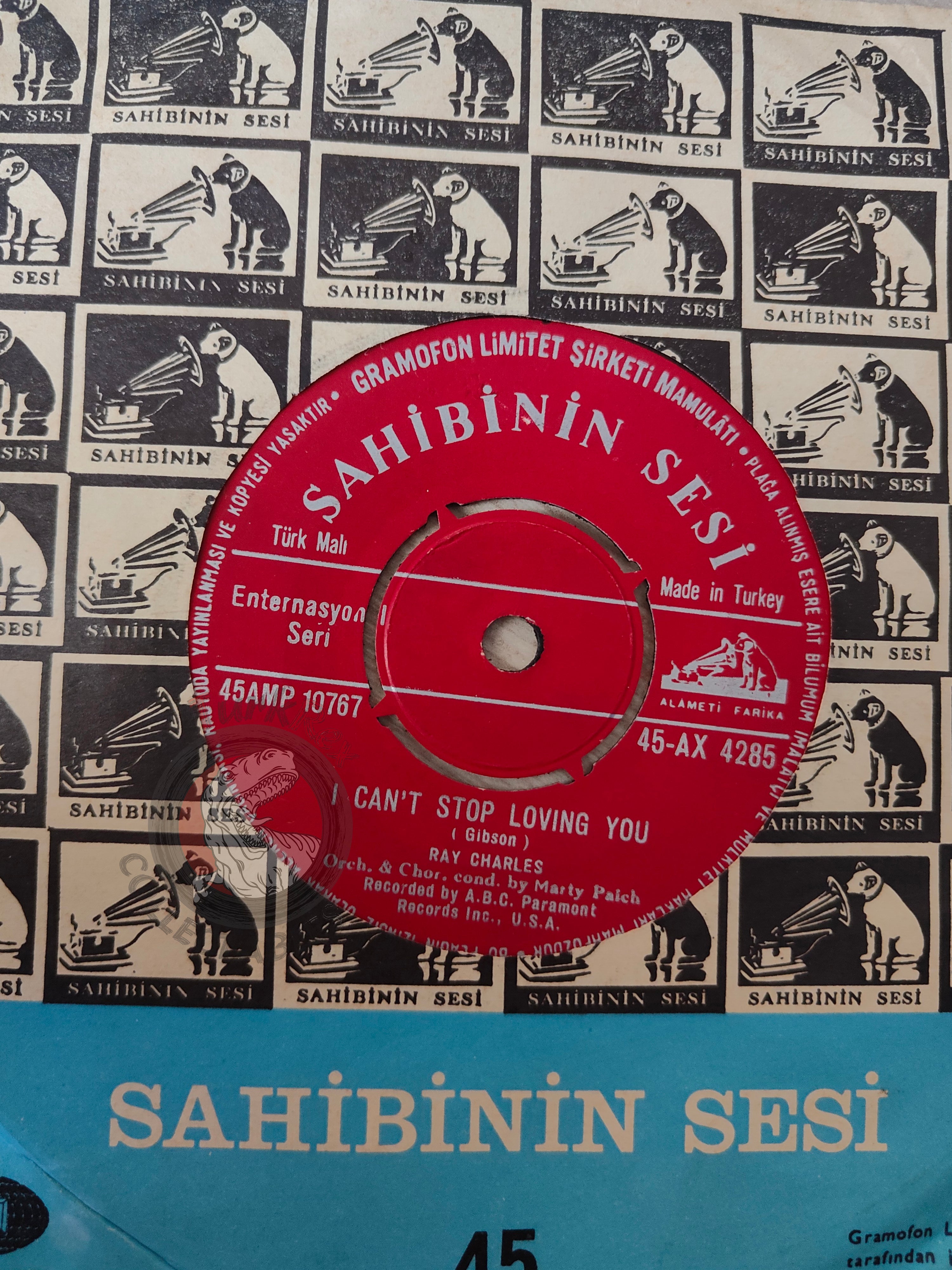 Ray Charles – I Can't Stop Loving You 7" Turkish Pressing Vinyl Turkey Edition