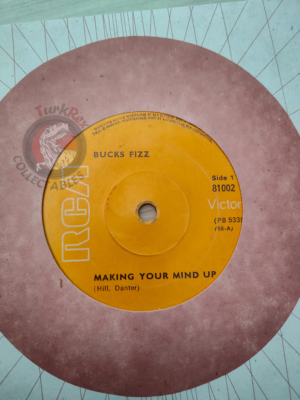 Bucks Fizz – Making Your Mind Up 7"  Turkish Pressing Vinyl Turkey Edition Eurovision